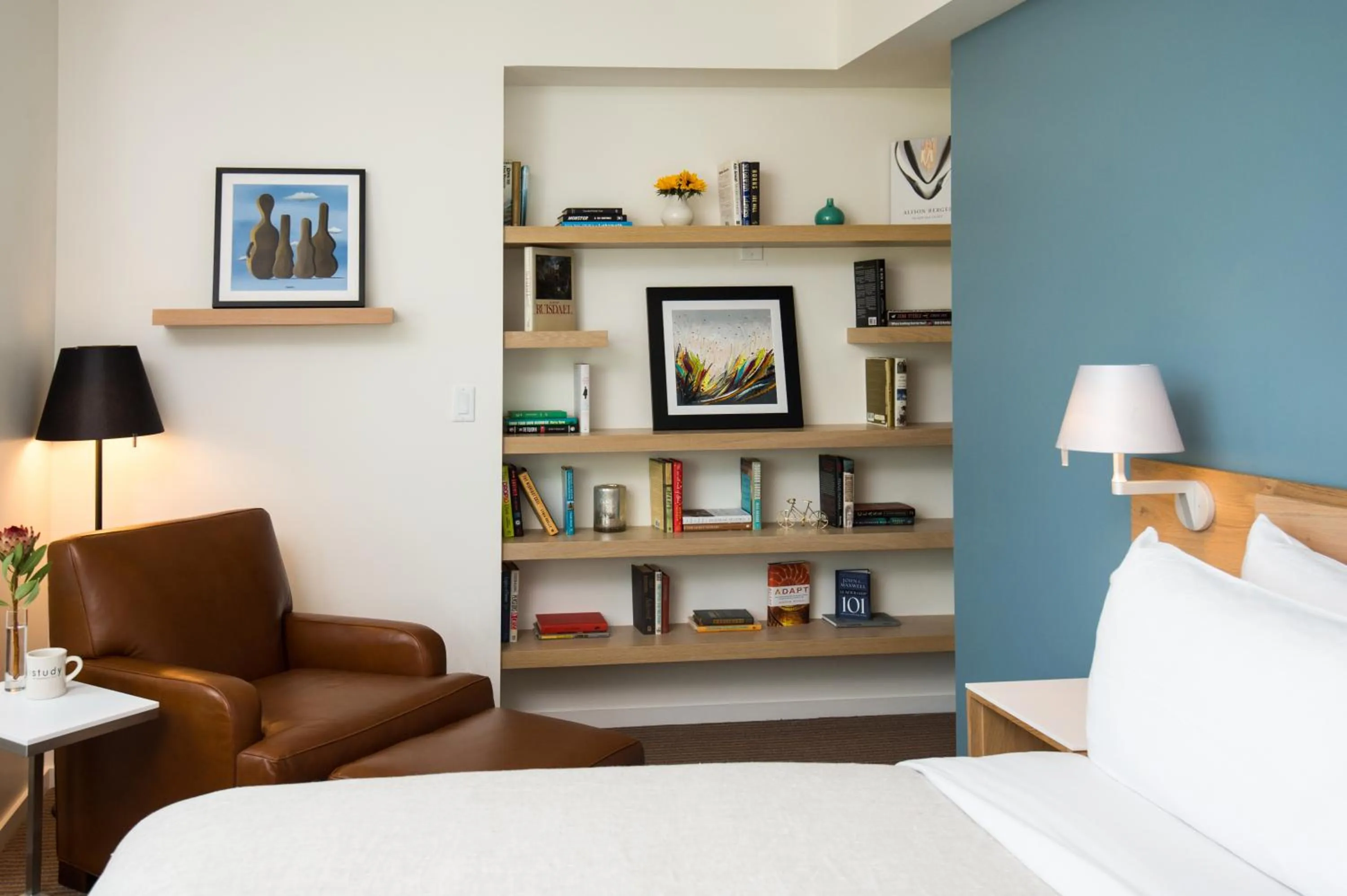 Bed in The Study at University City, Study Hotels