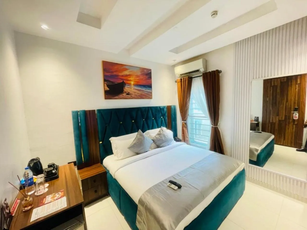 Bed in Proof Hotel Lekki