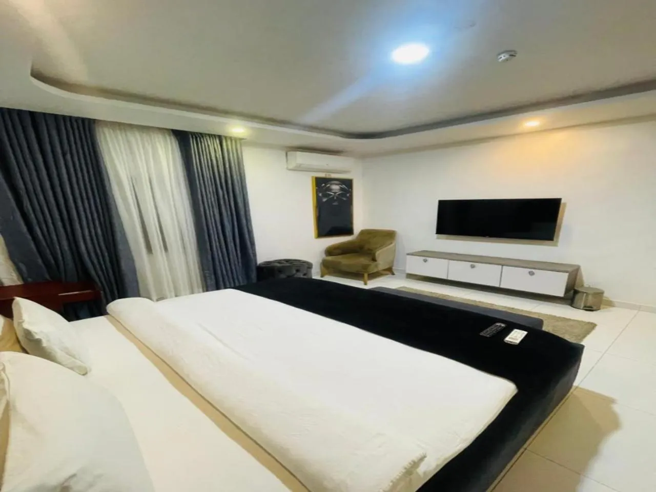 Bed in Proof Hotel Lekki