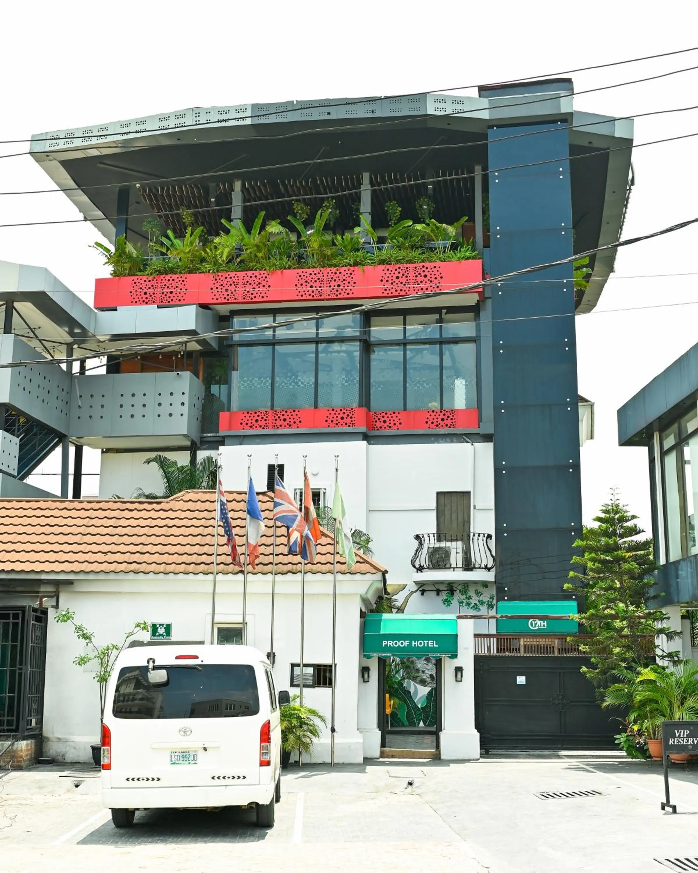 Property building in Proof Hotel Lekki