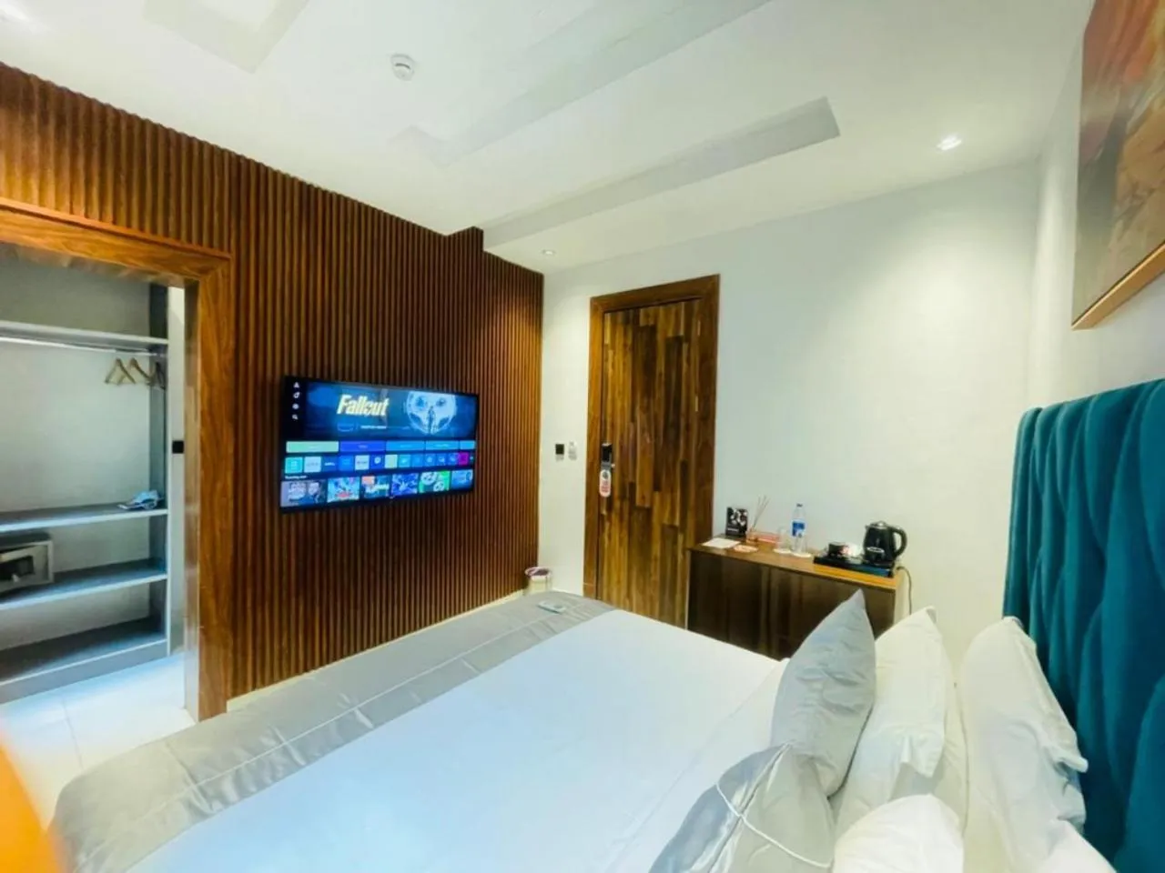 Bed in Proof Hotel Lekki