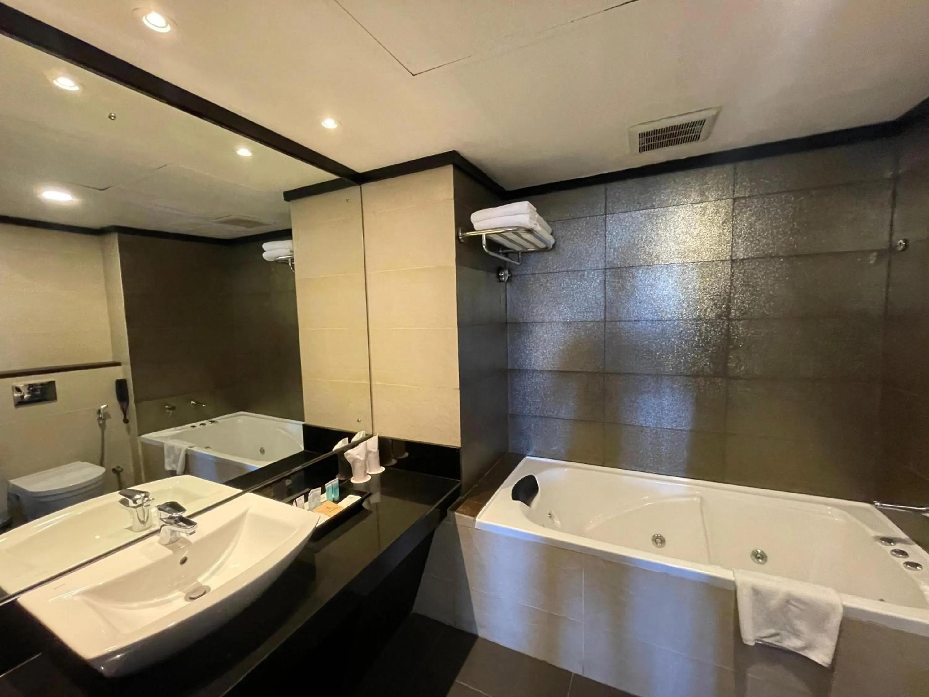 Bathroom in Tangerine Beach Hotel