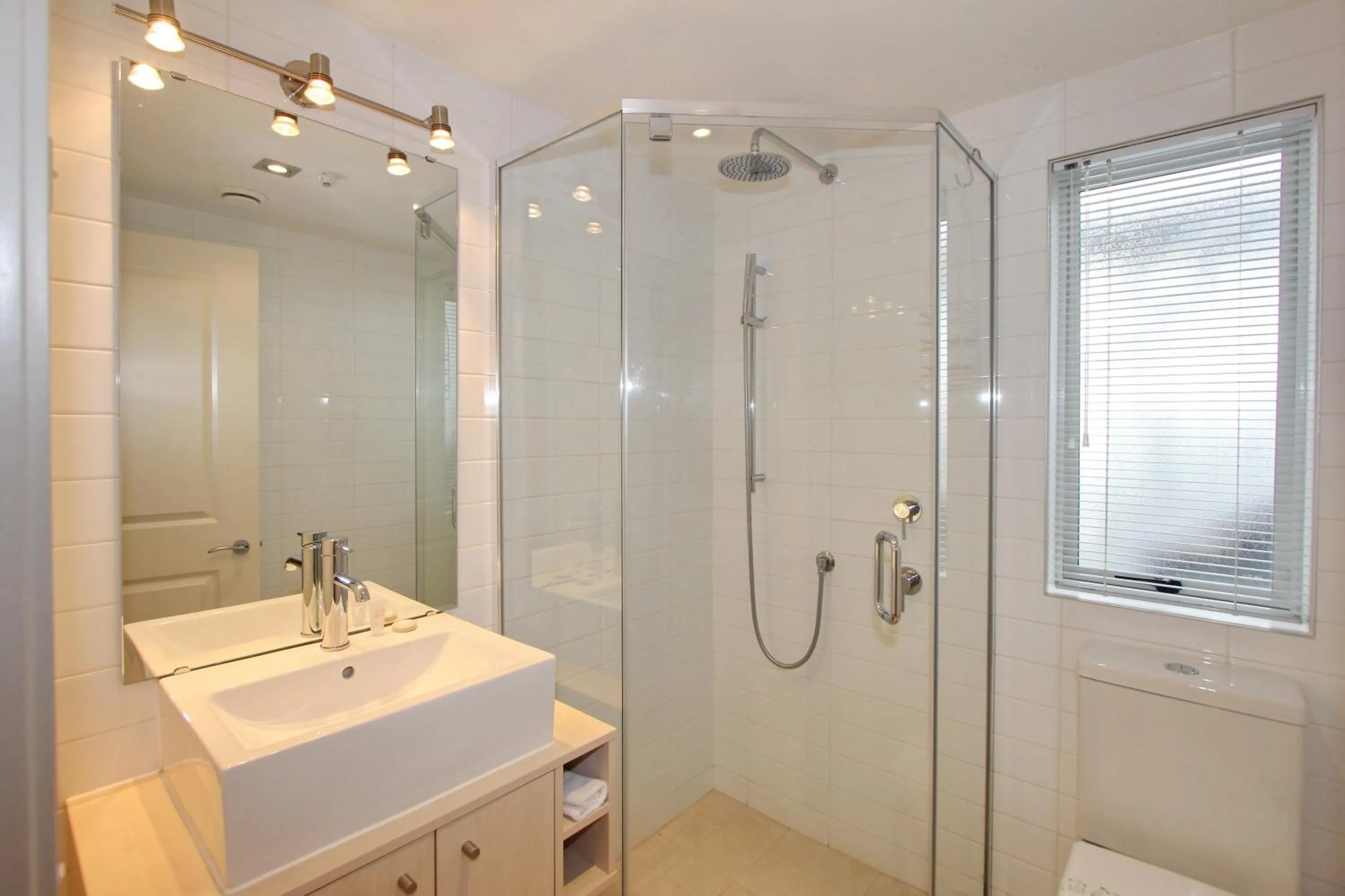 Toilet in Crow's Nest Apartments