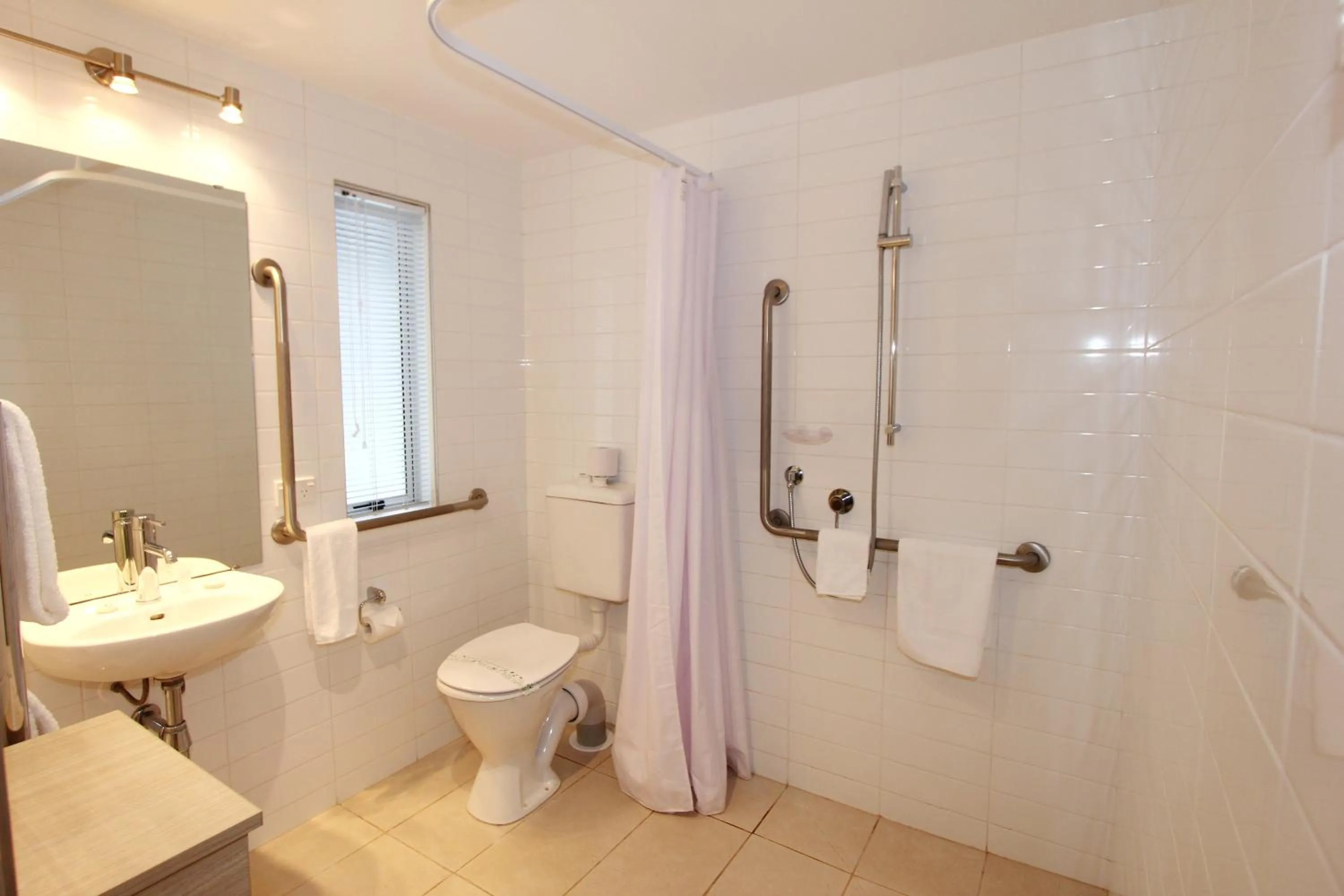 Toilet in Crow's Nest Apartments