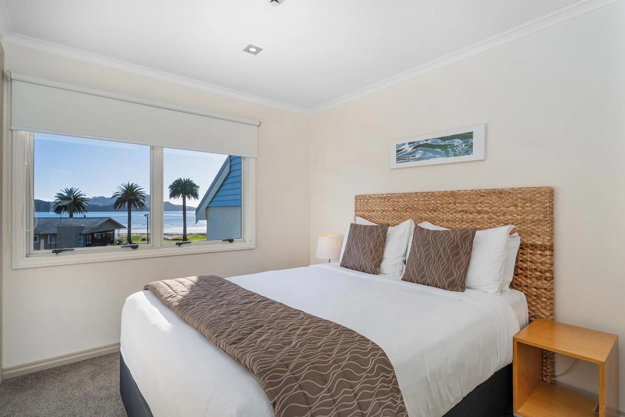 Bed in Crow's Nest Apartments