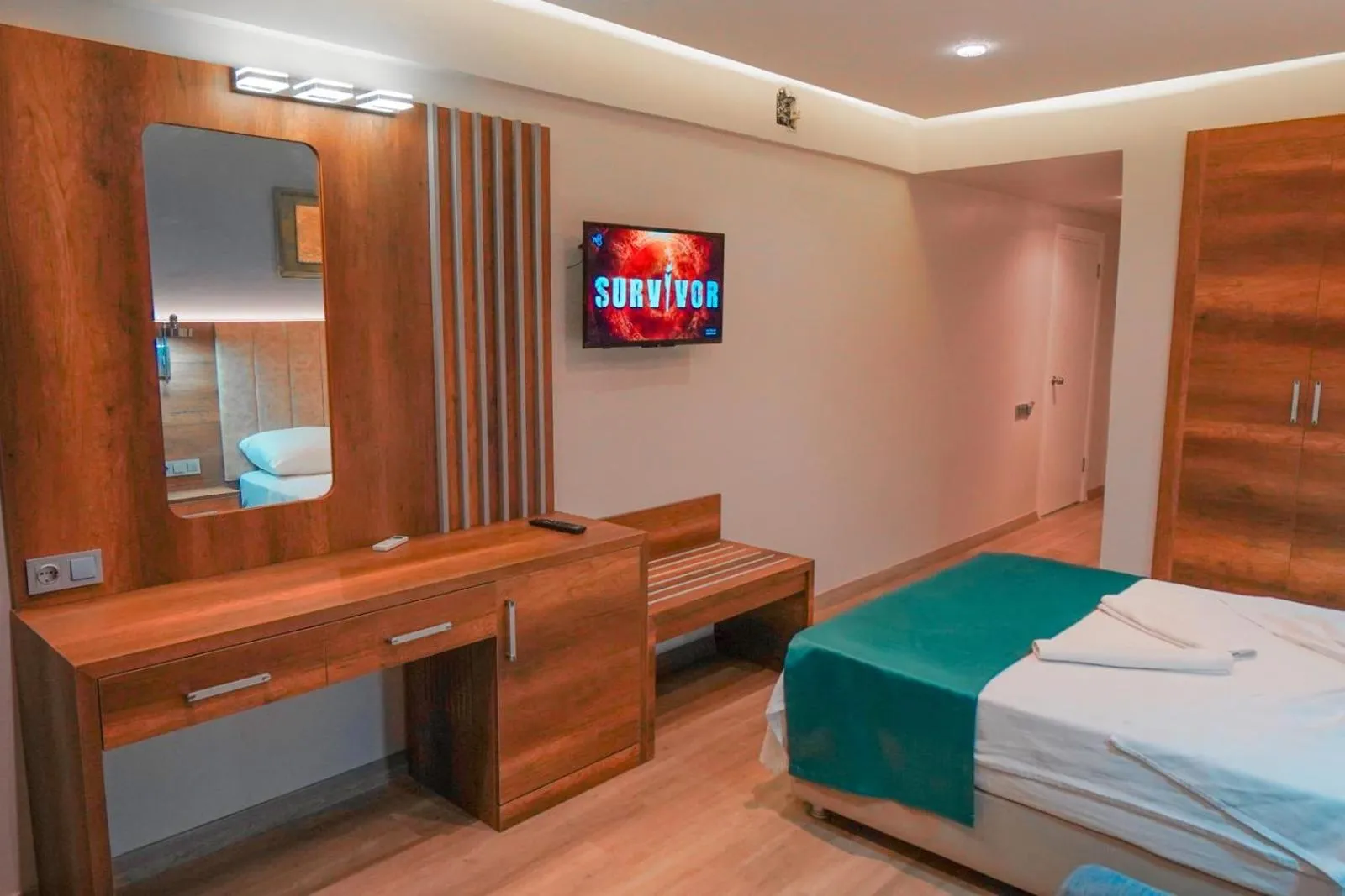 Property building, Bed in Hotel Amore