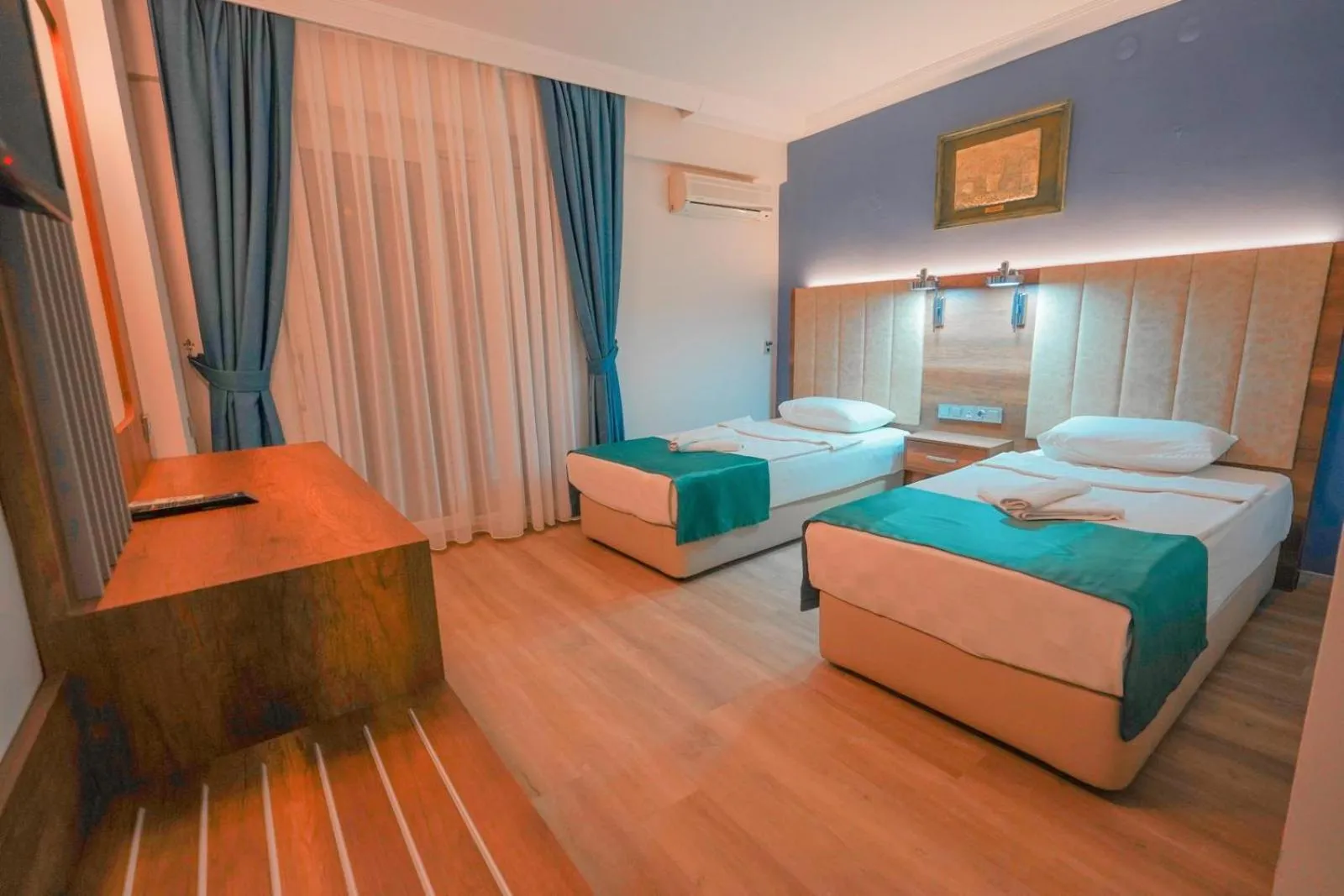 Property building, Bed in Hotel Amore