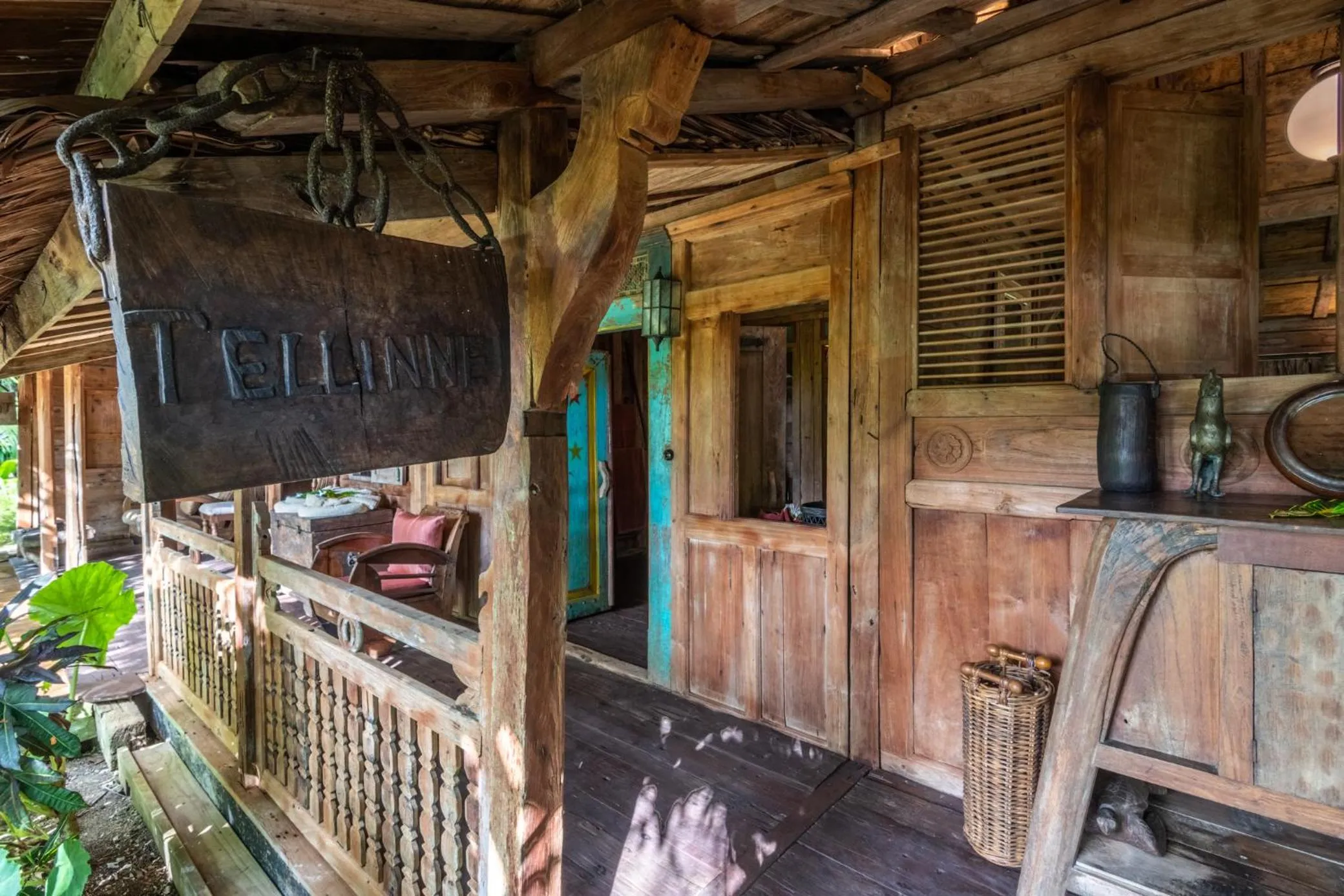 Seating area in Ratua Private Island Resort