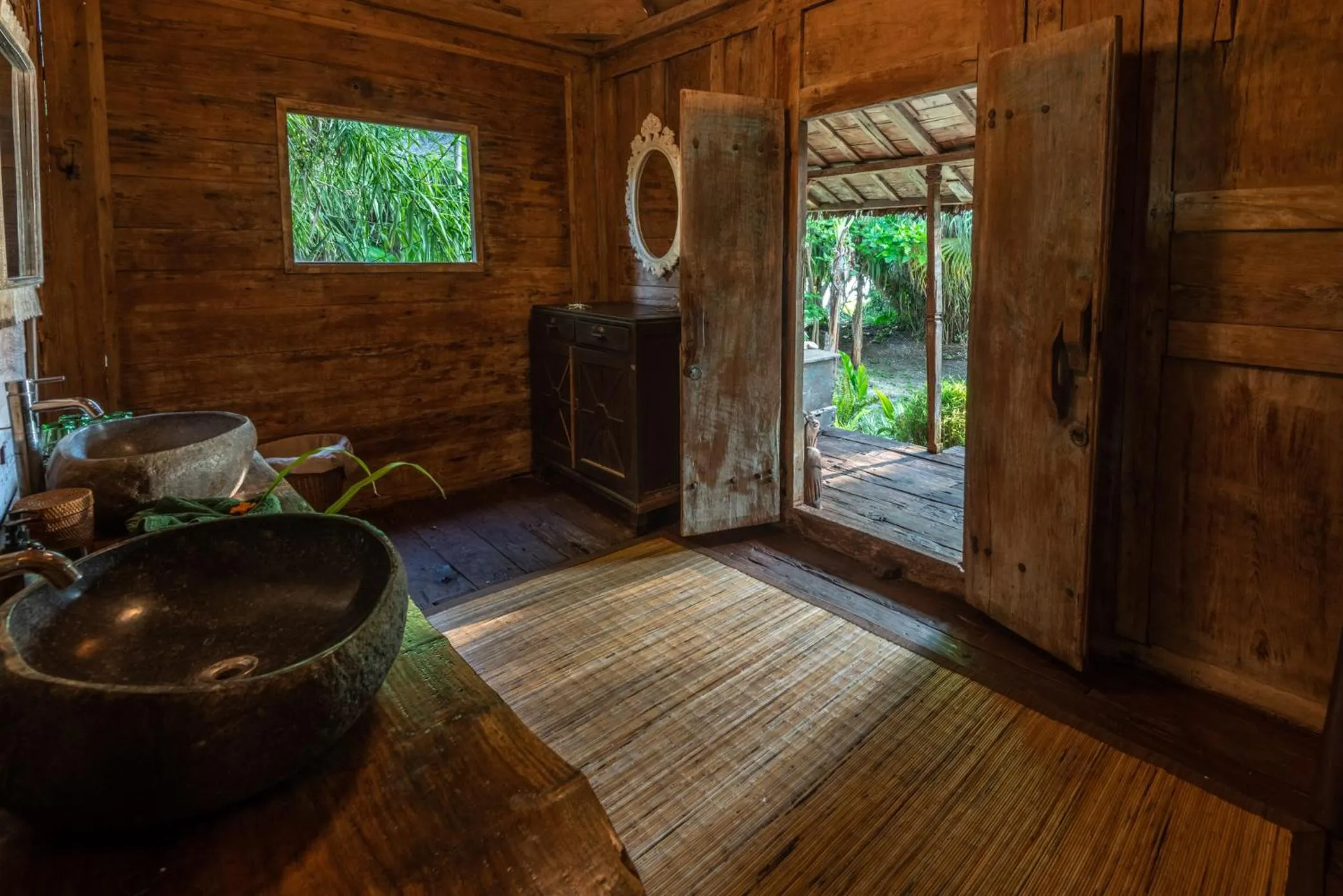 Shower in Ratua Private Island Resort