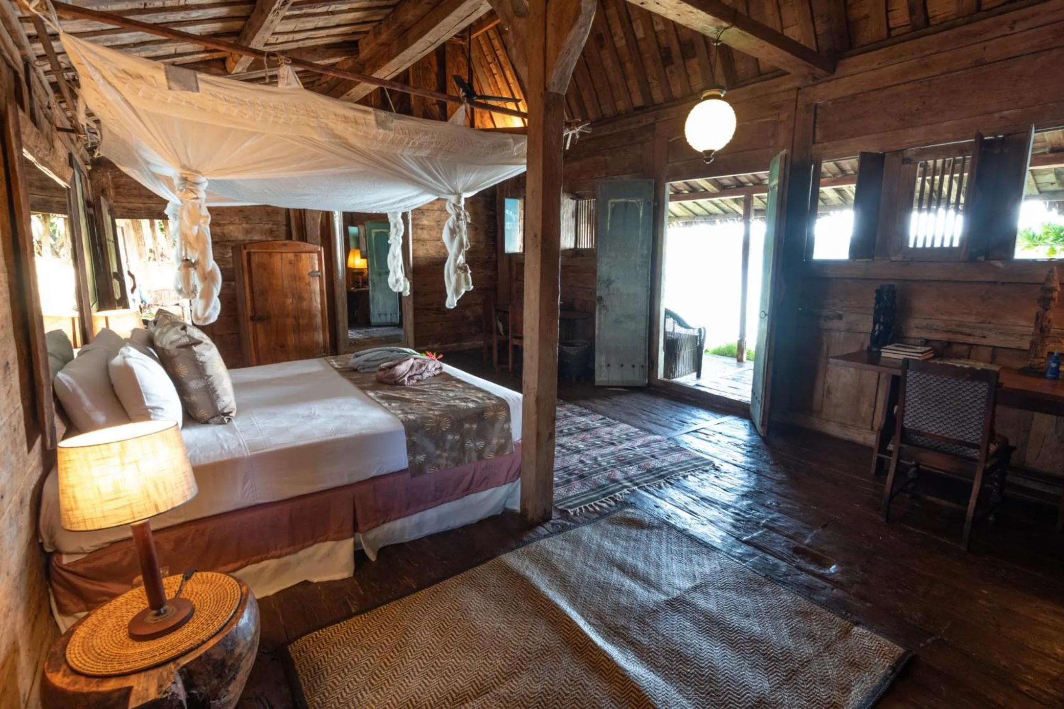 Photo of the whole room, Bed in Ratua Private Island Resort