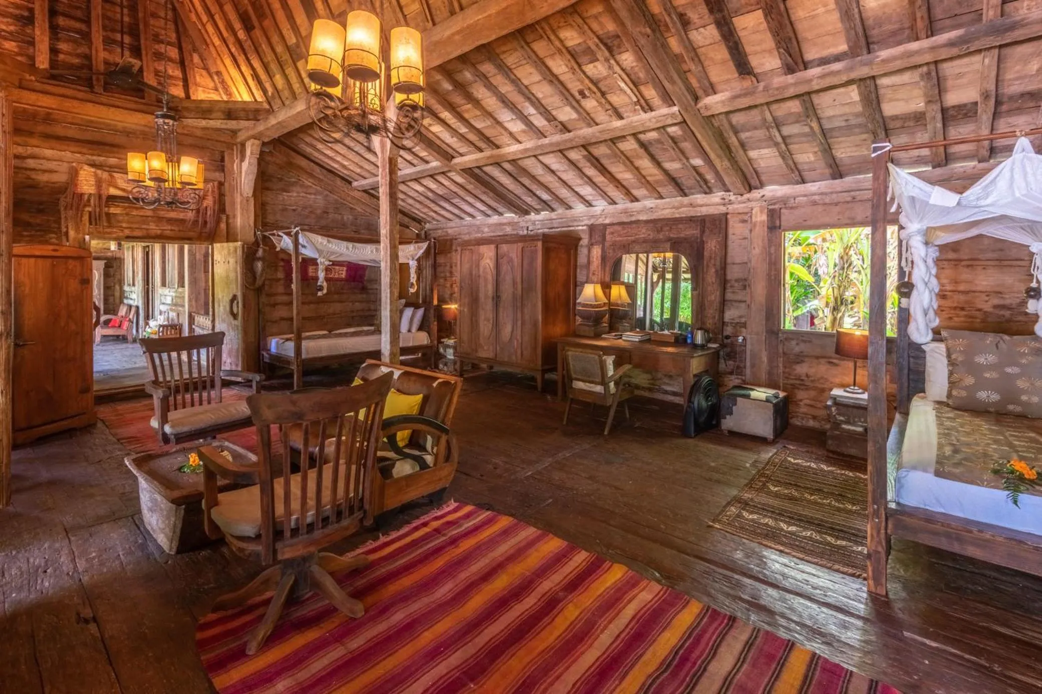 Living room in Ratua Private Island Resort