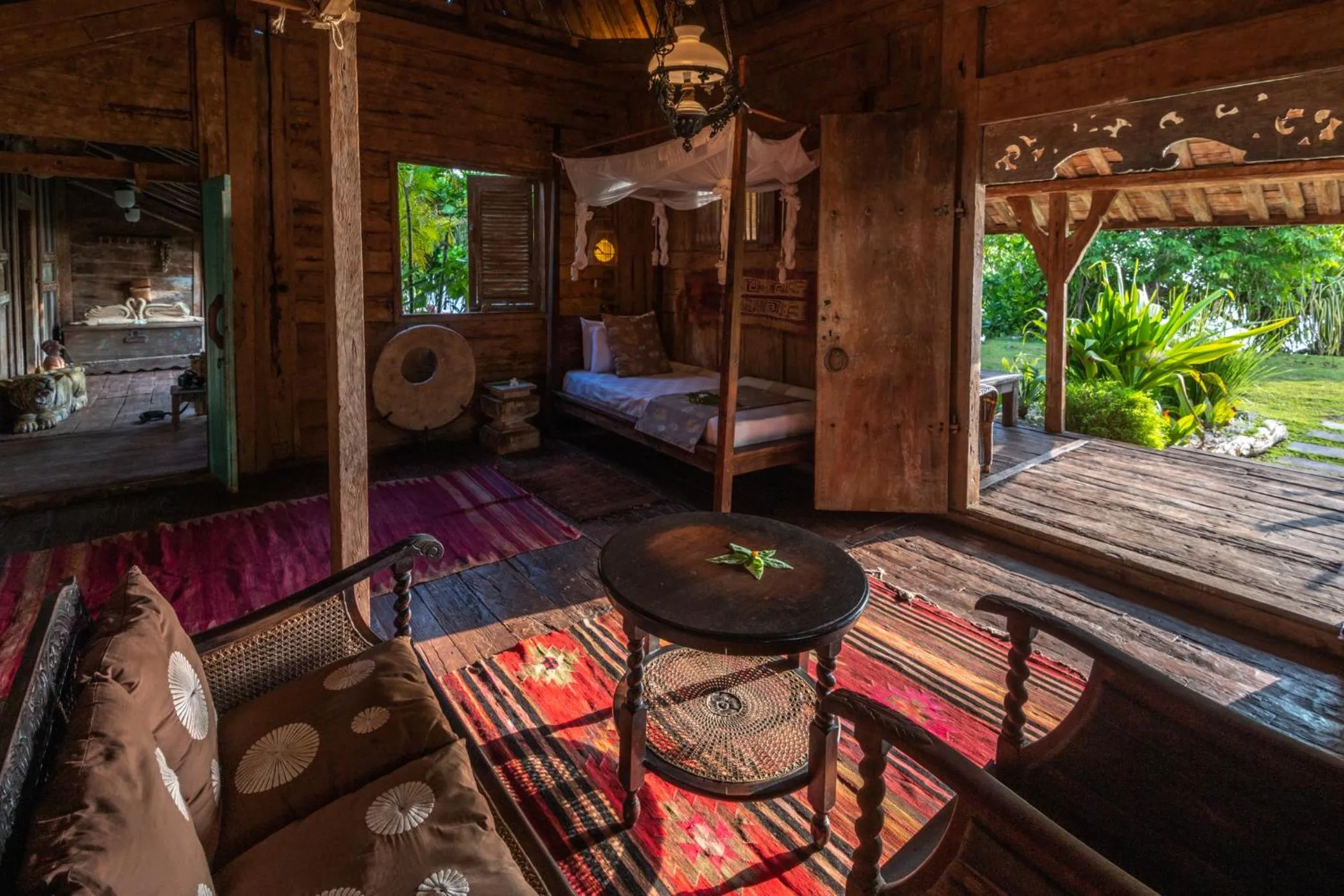 Patio in Ratua Private Island Resort