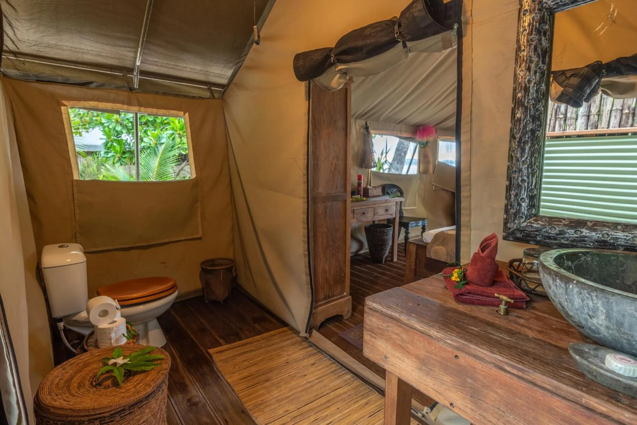 Toilet in Ratua Private Island Resort