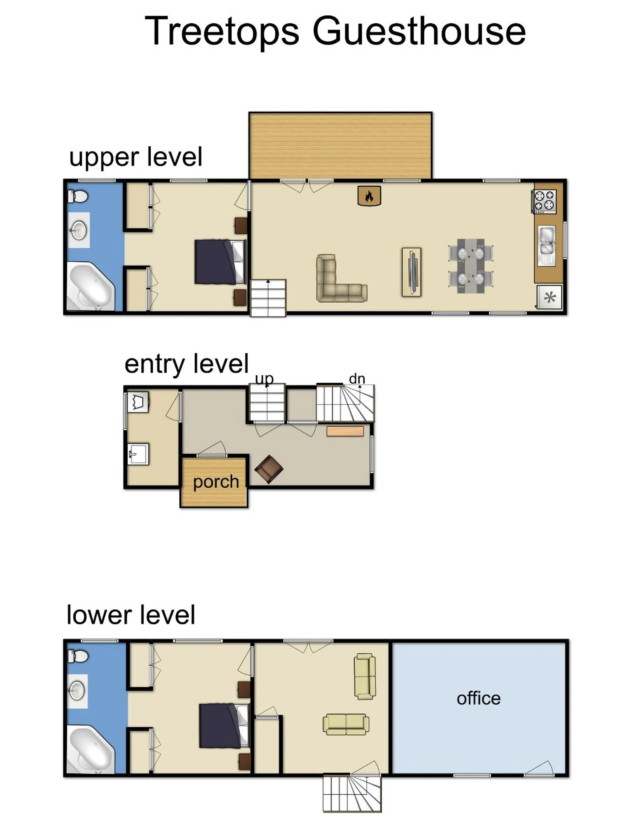 Floor plan in Lochiel Luxury Accommodation