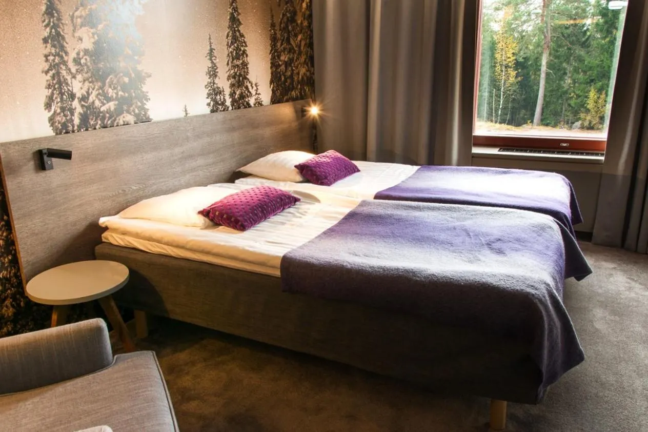 Bed in Hotel Korpilampi