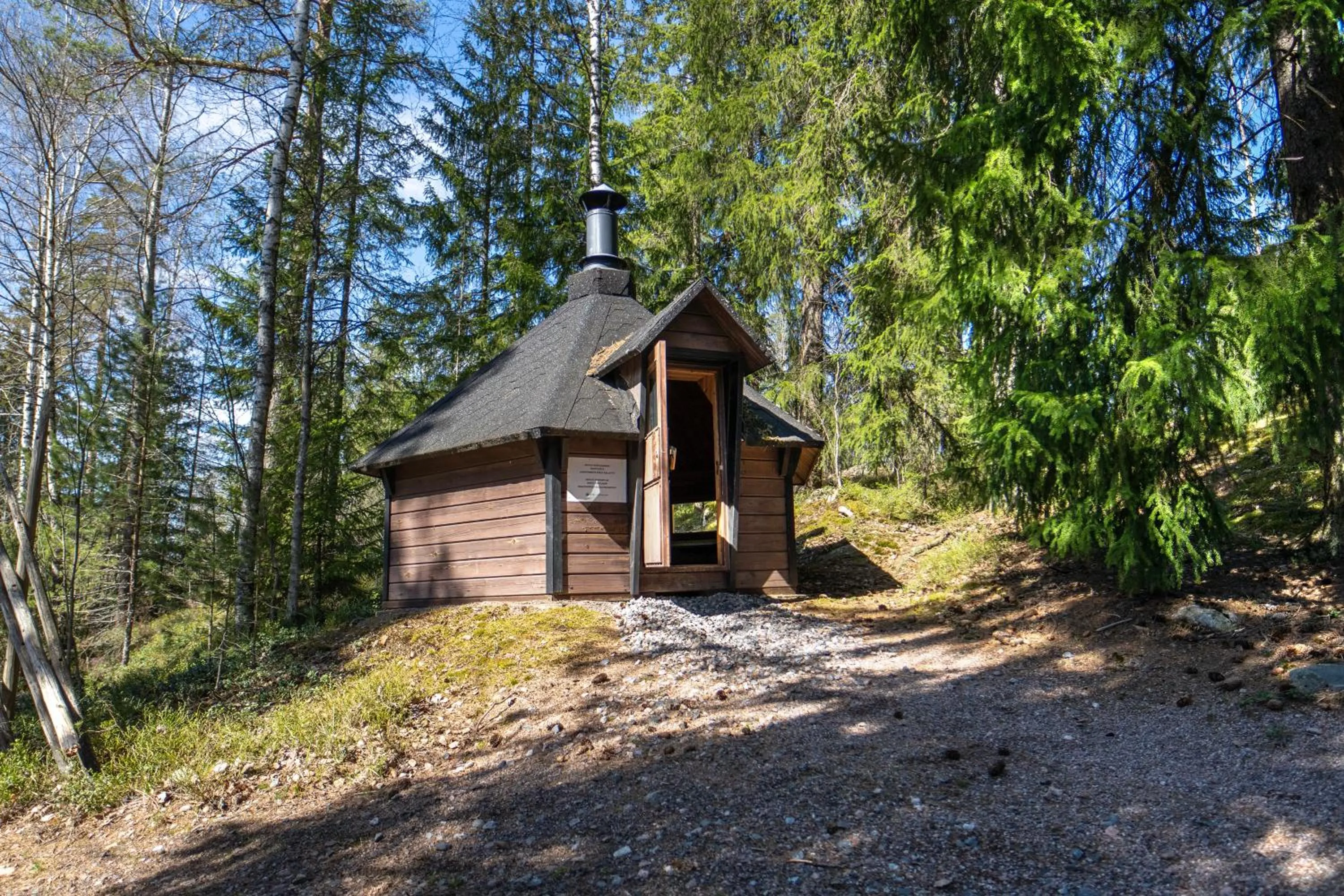 Natural landscape in Hotel Korpilampi