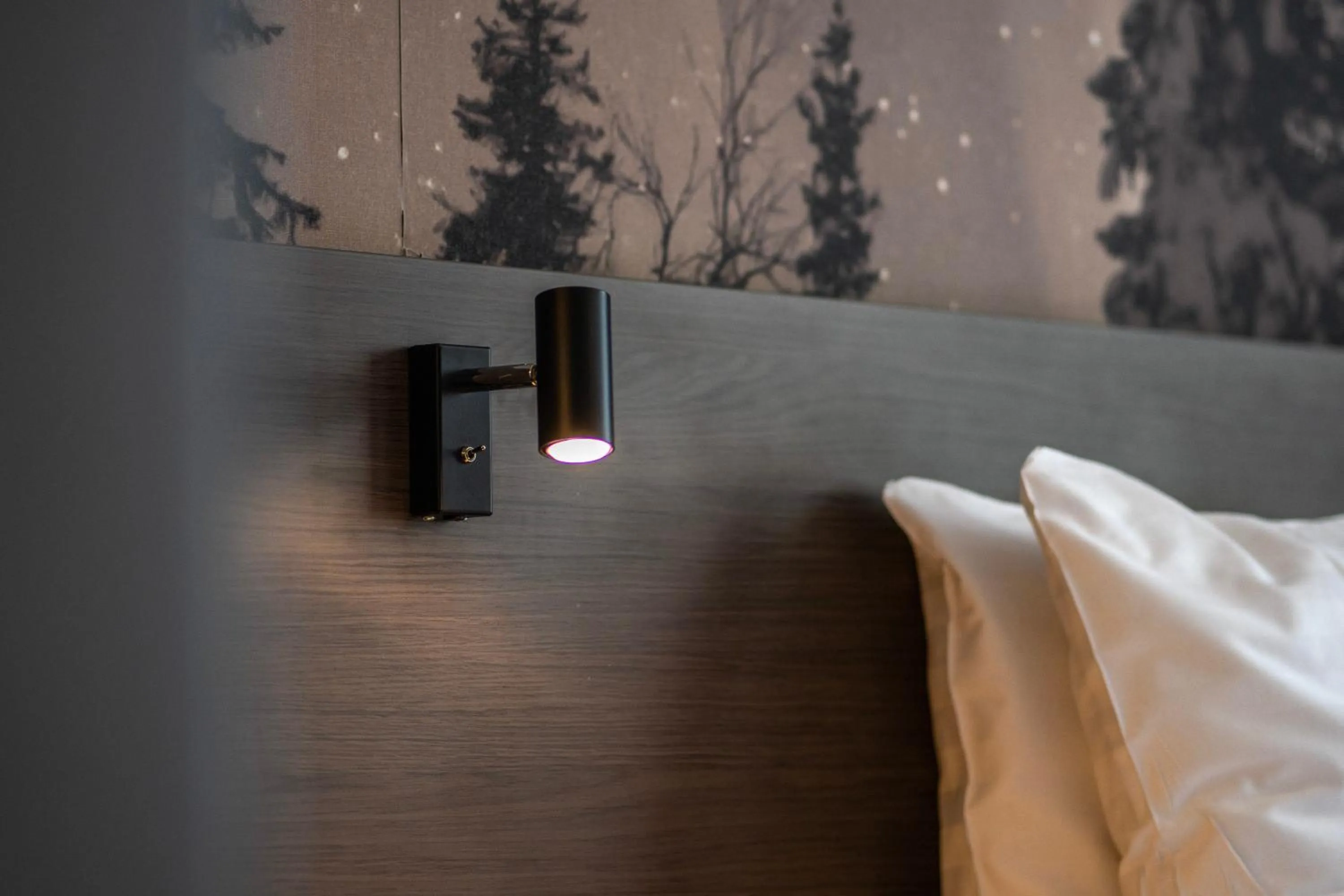 Bedroom, Bed in Hotel Korpilampi