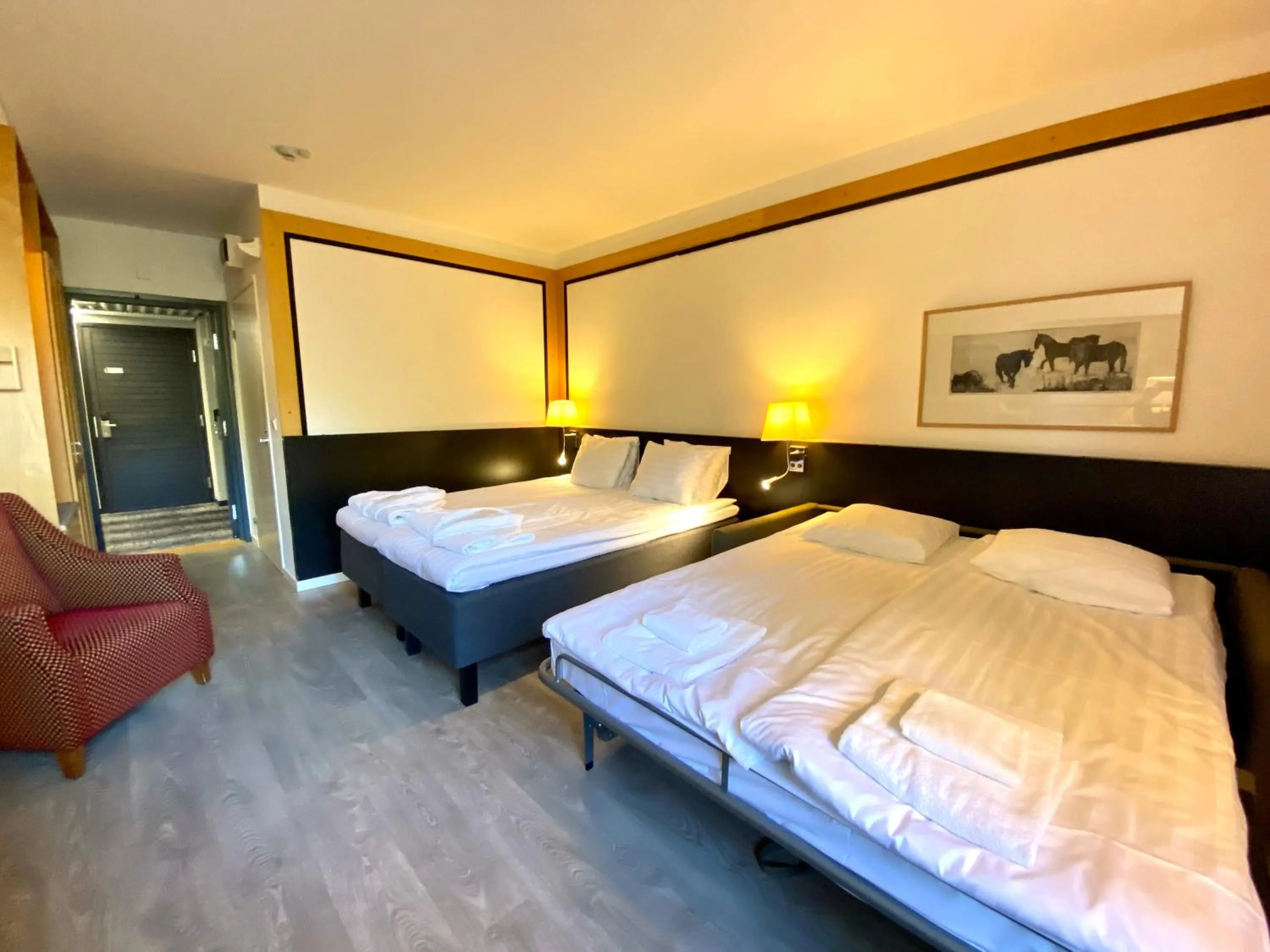 Bed in Hotel Korpilampi