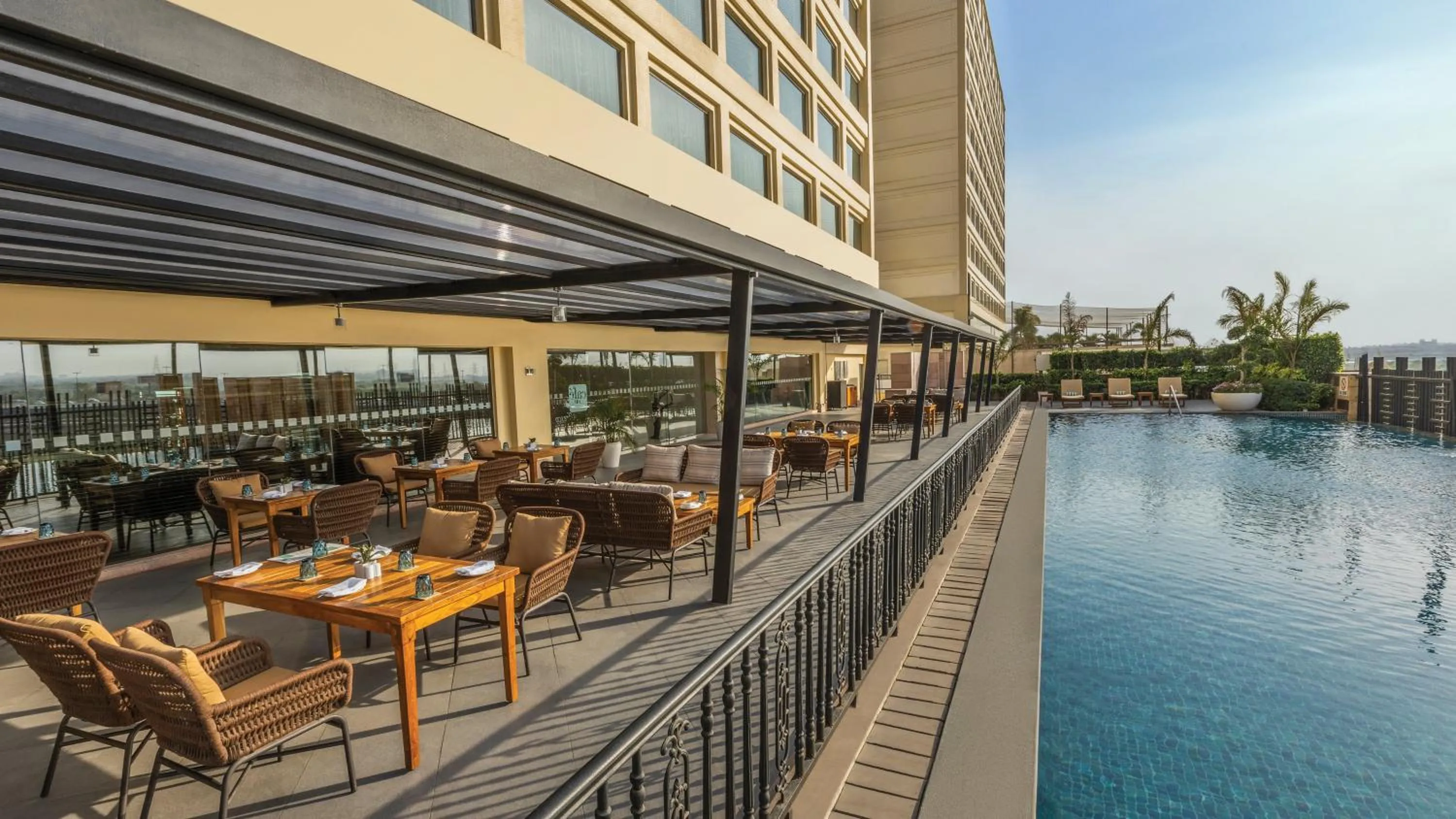 Swimming pool in Holiday Inn New Delhi Mayur Vihar Noida by IHG