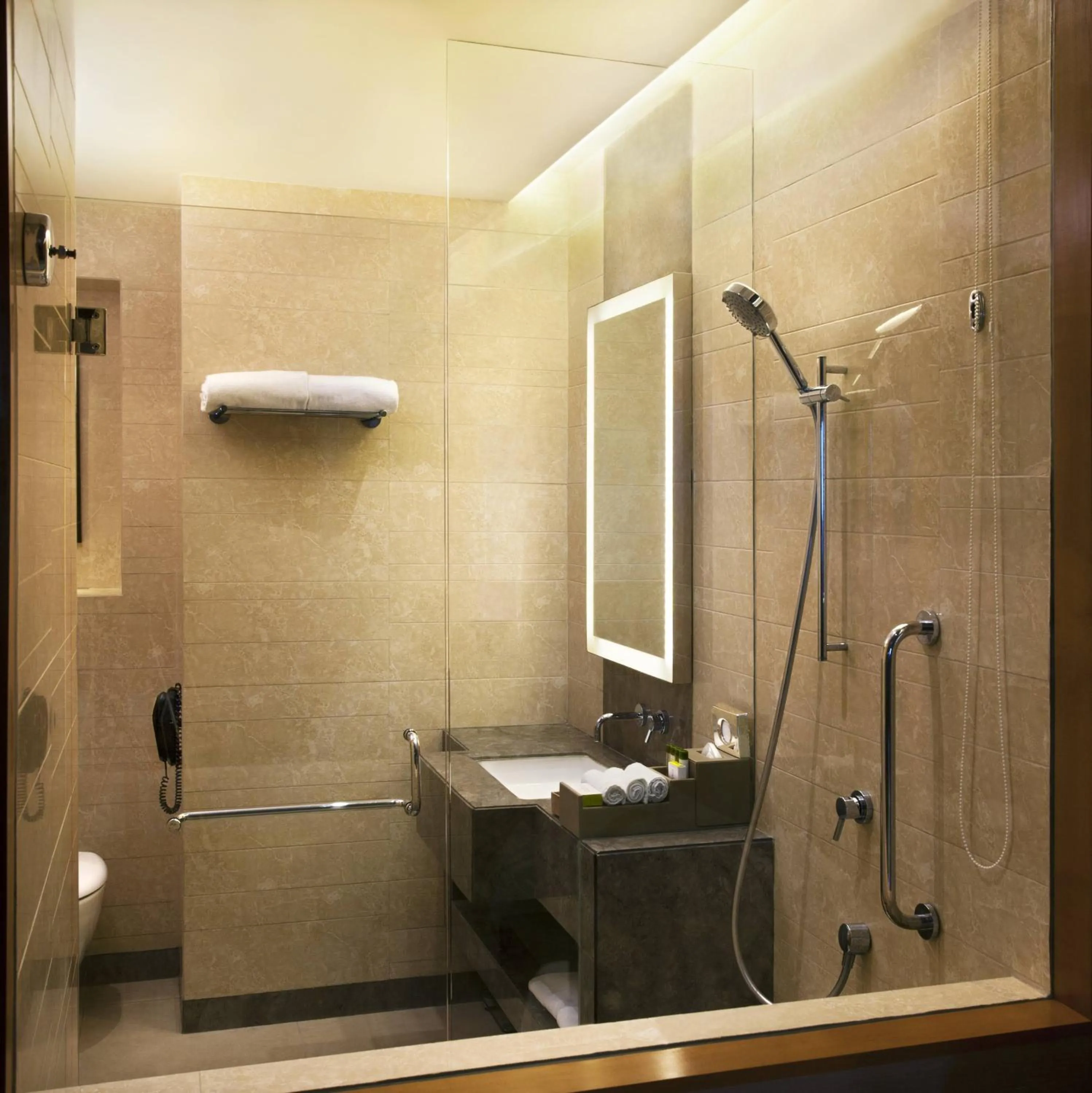 Bathroom in Holiday Inn New Delhi Mayur Vihar Noida by IHG