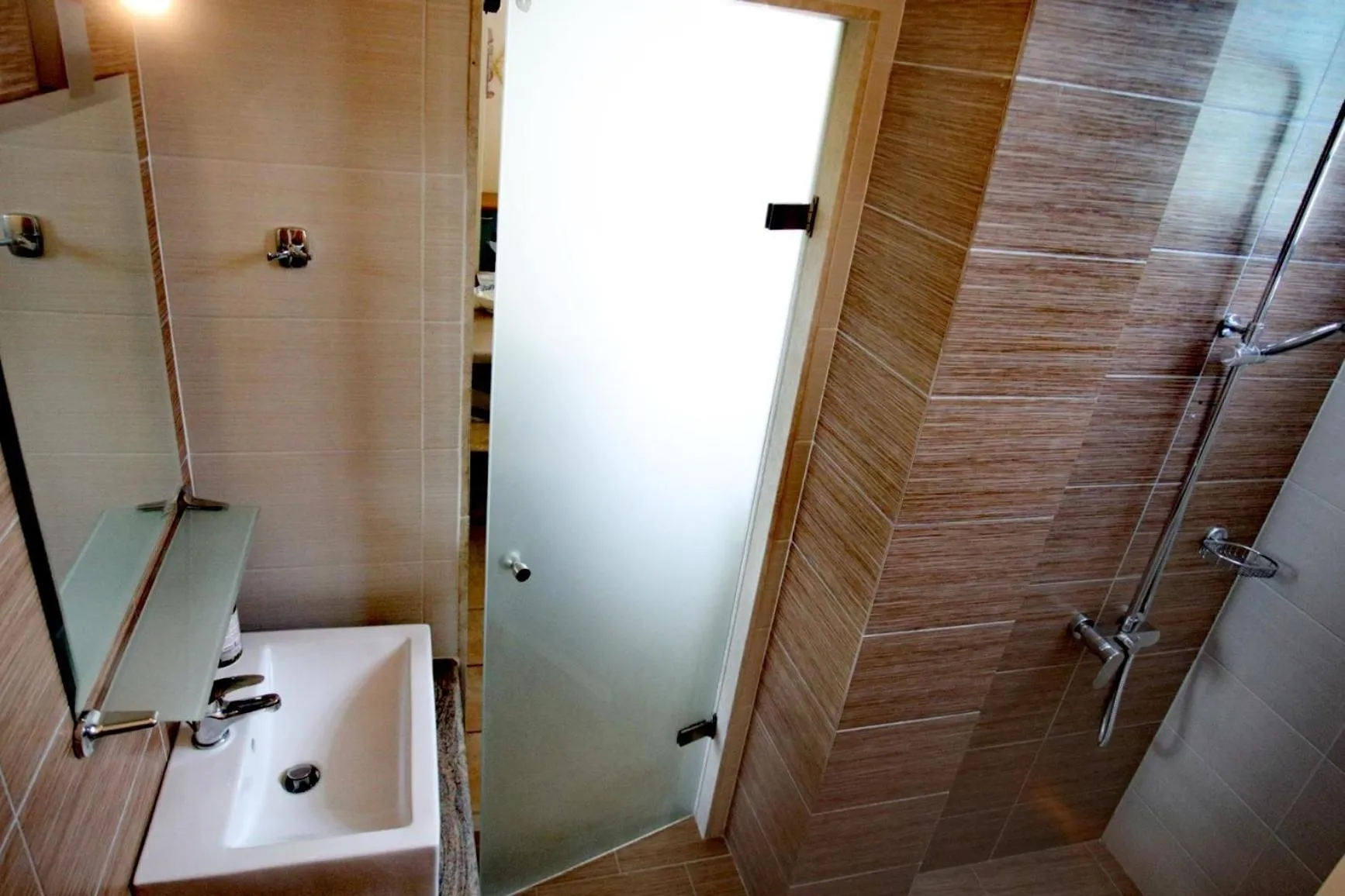 Bathroom in Paris Village Apartments