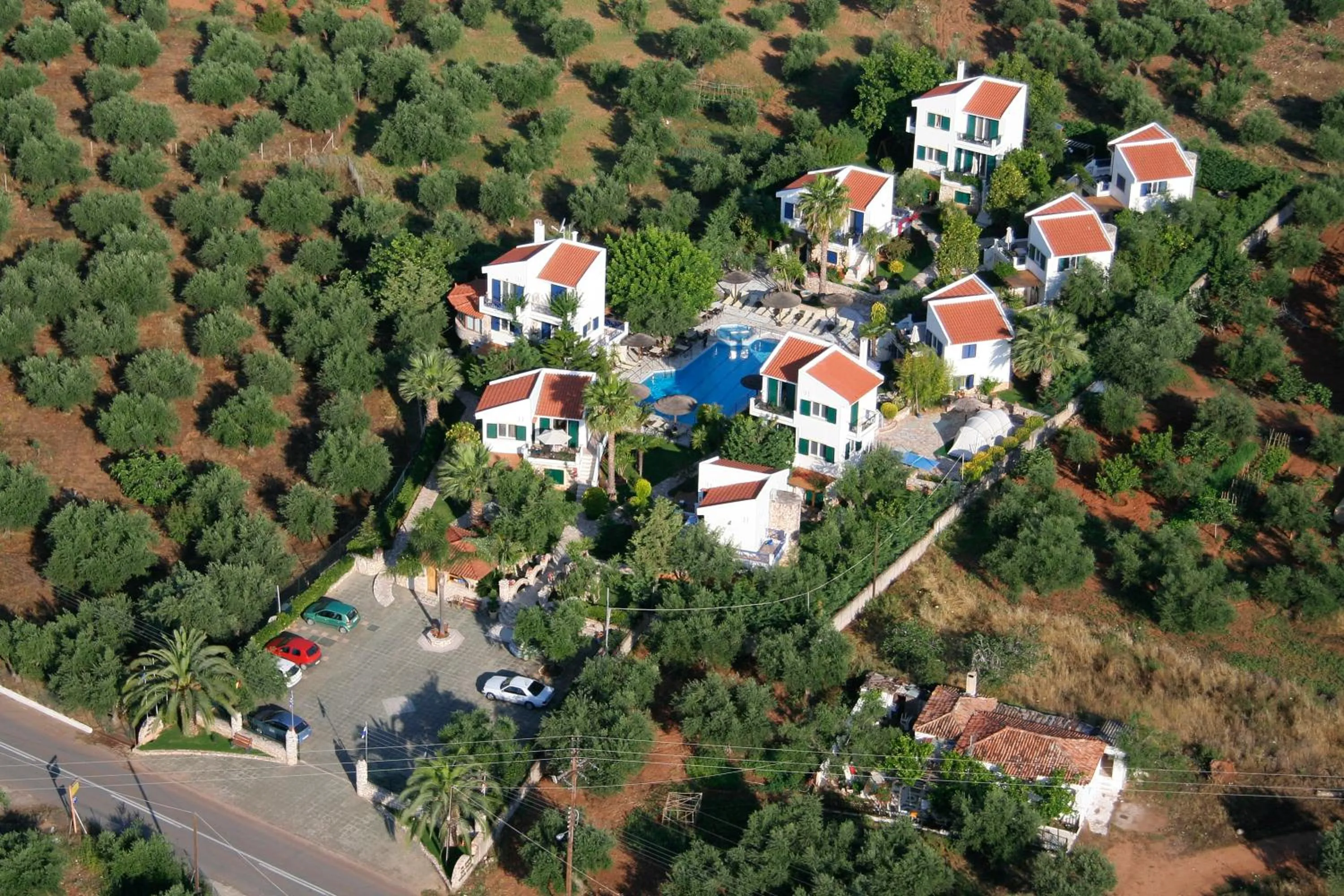 Bird's eye view in Paris Village Apartments