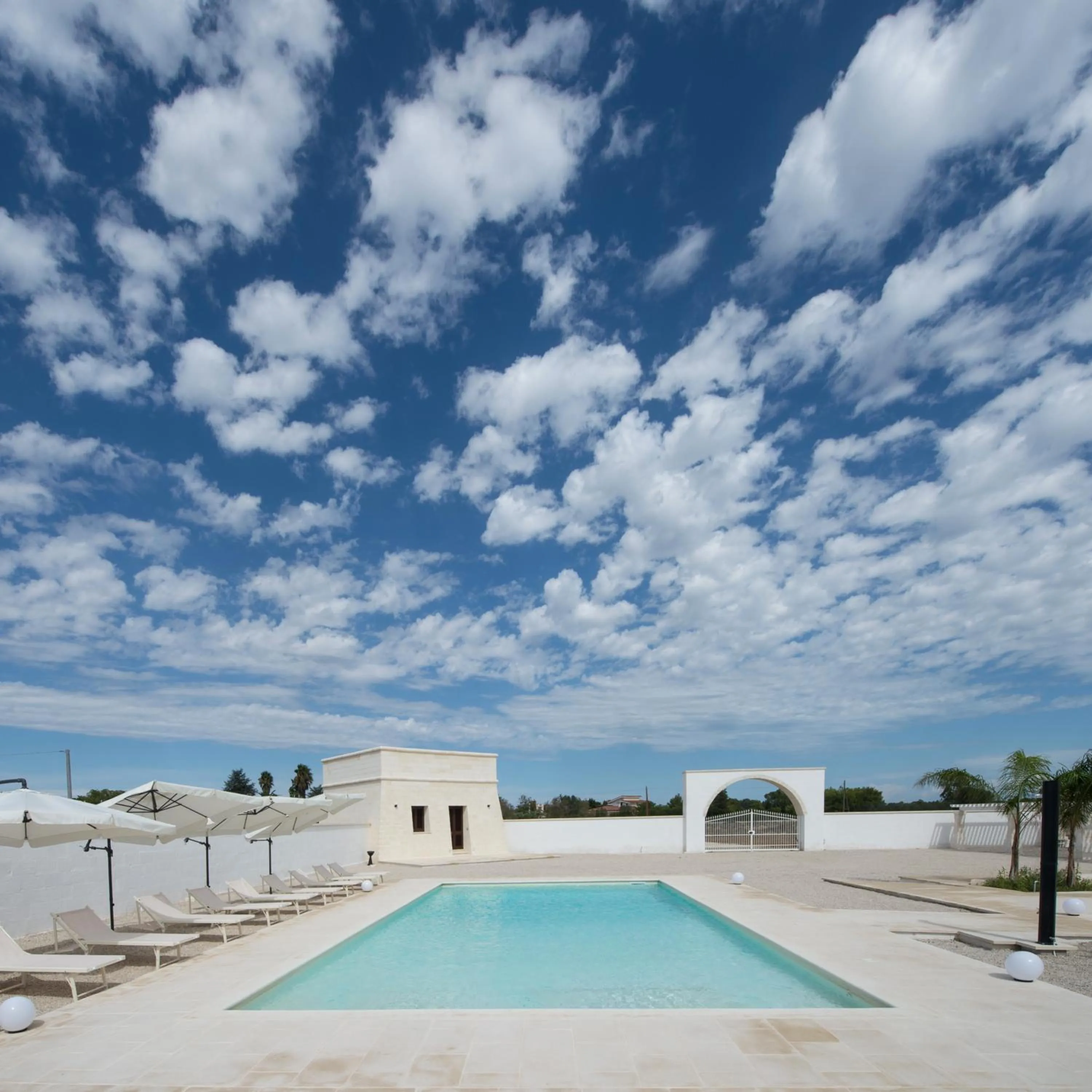 Bird's eye view in Villa Lupia