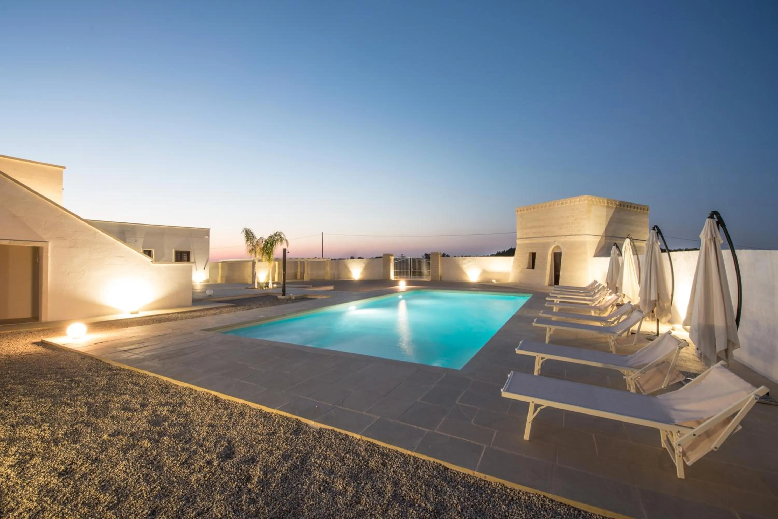 Swimming pool in Villa Lupia