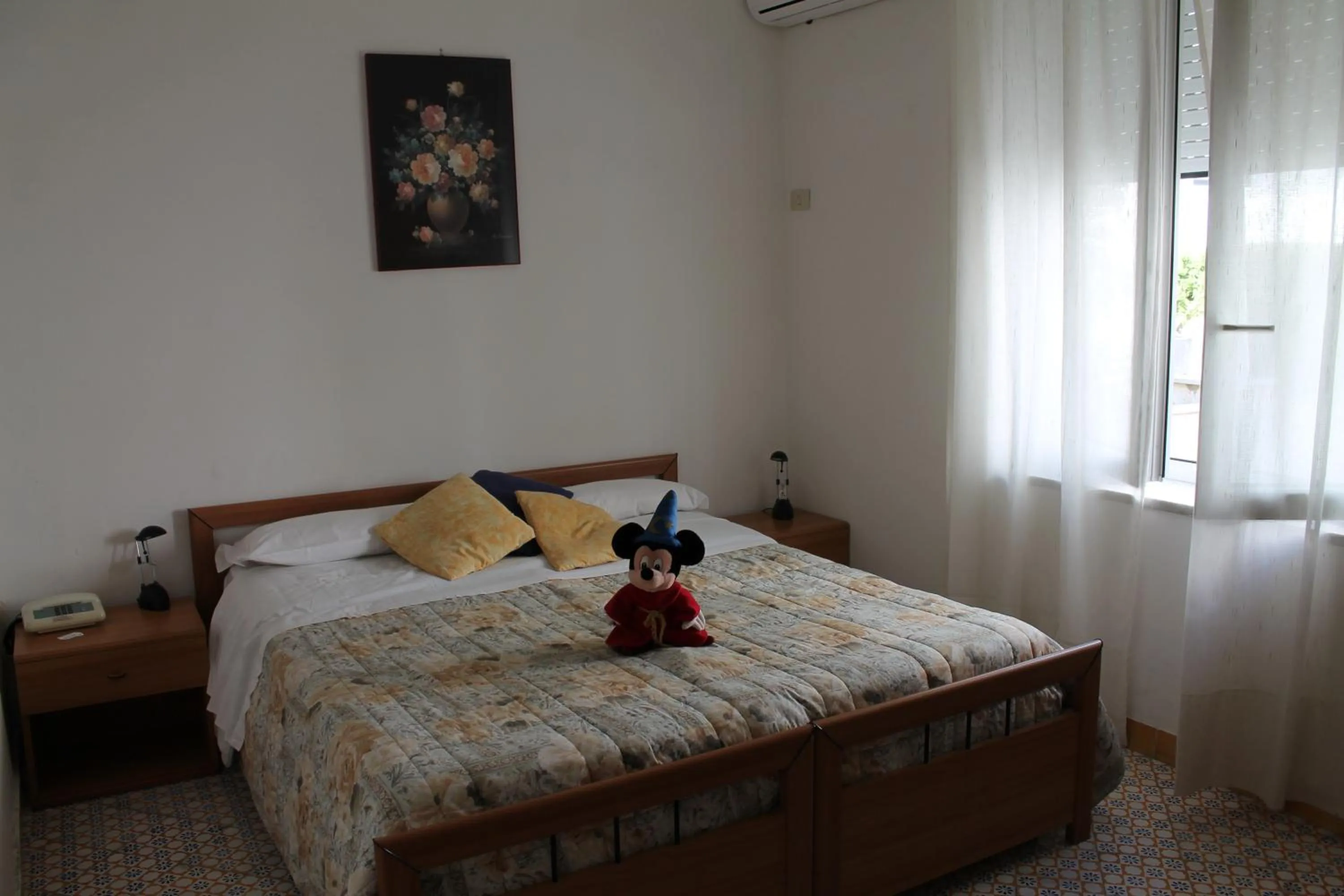 Bed in Hotel Esperia