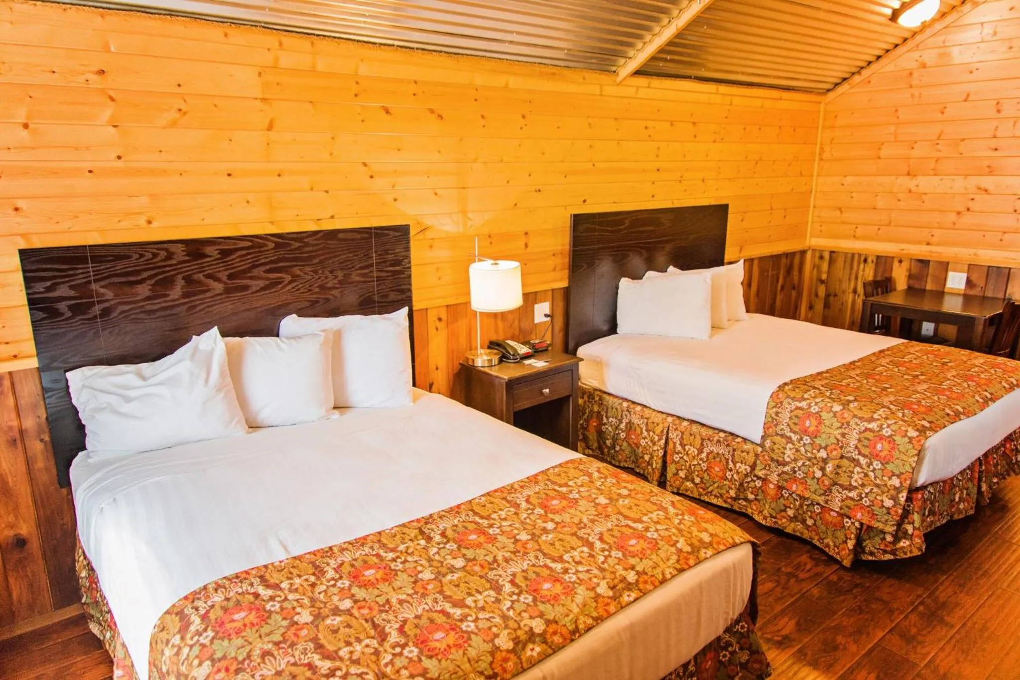 Bed in Lone Star Lodge