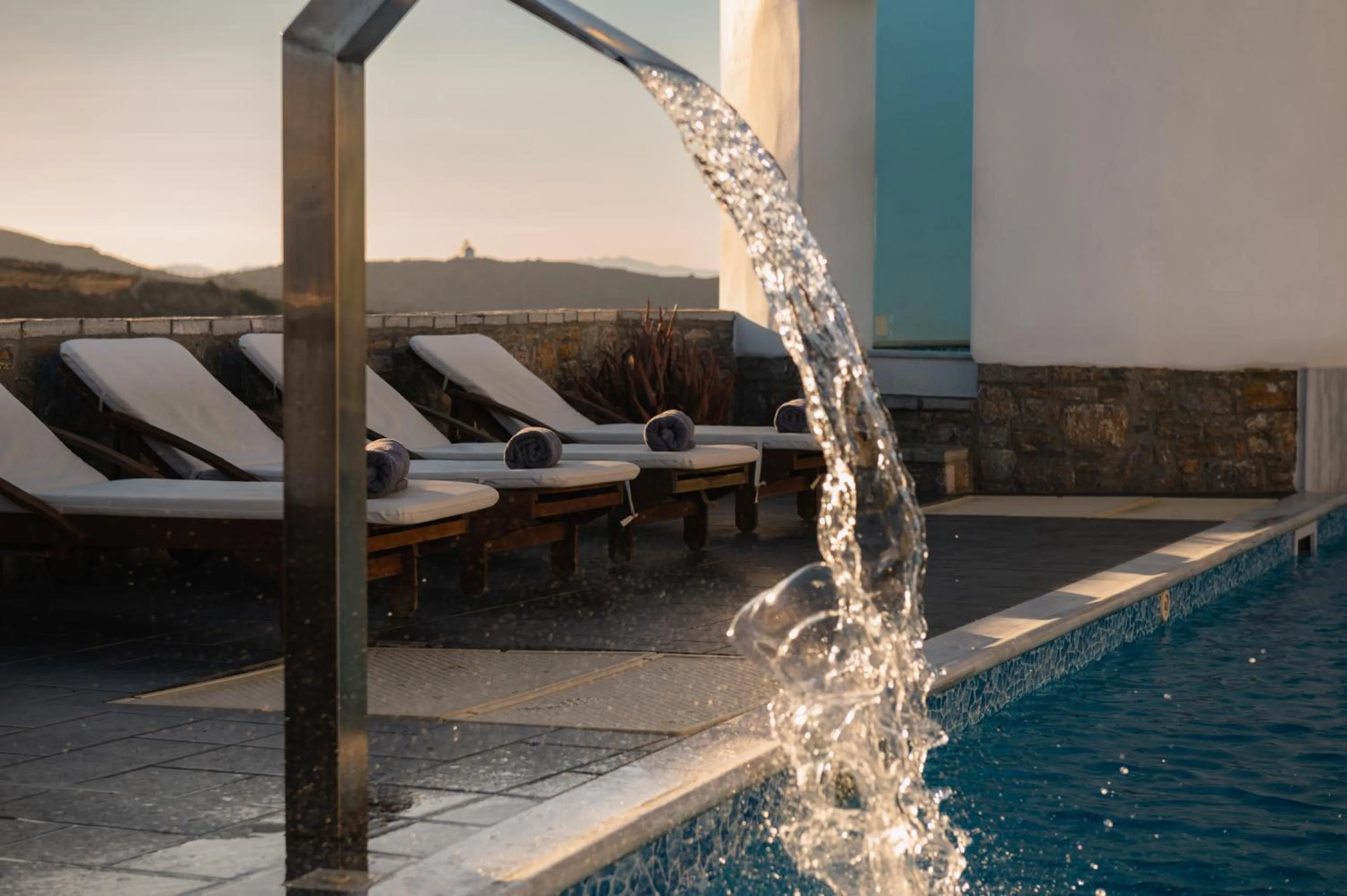 Patio in Vigla Hotel