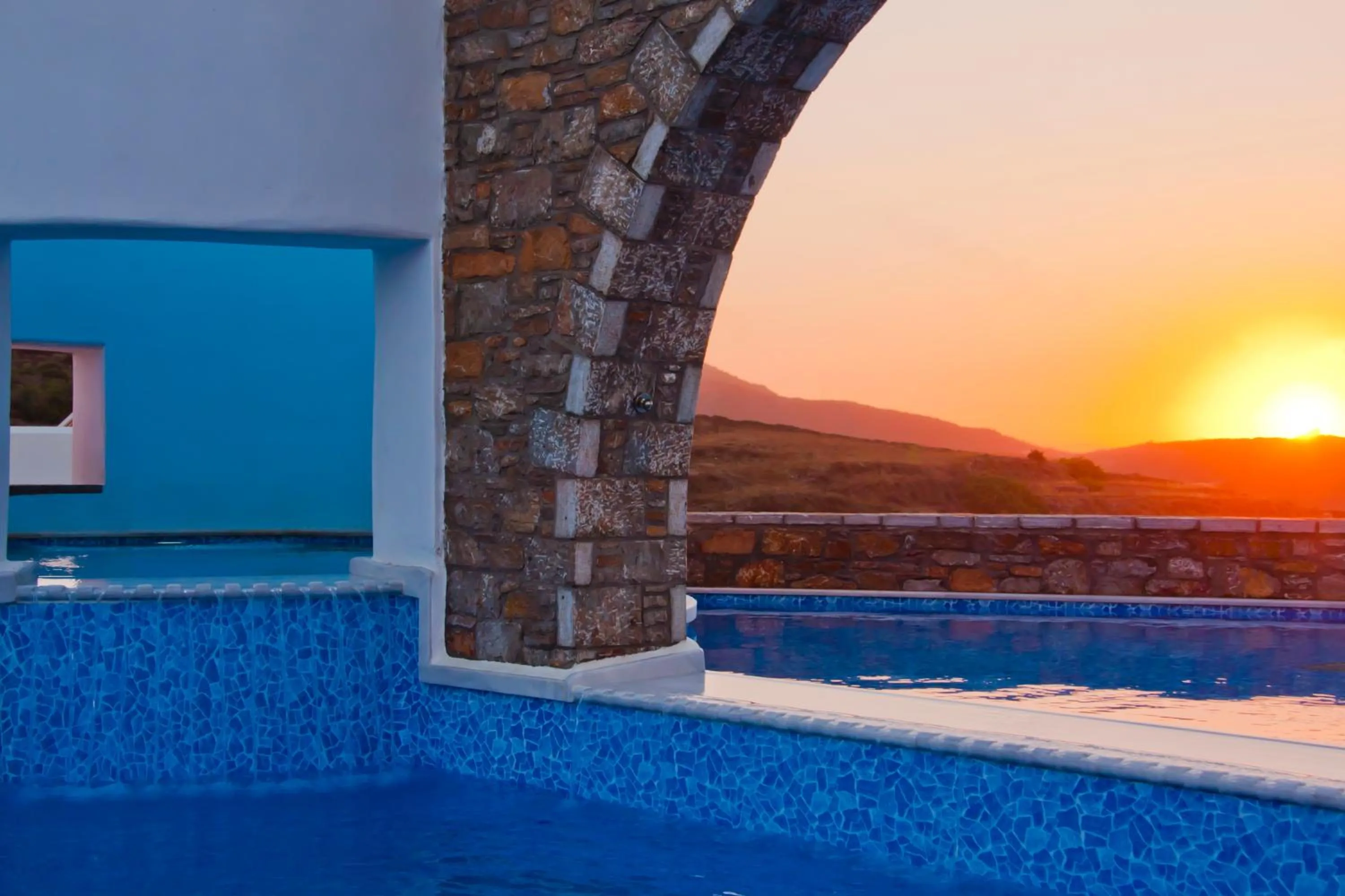 Mountain view in Vigla Hotel