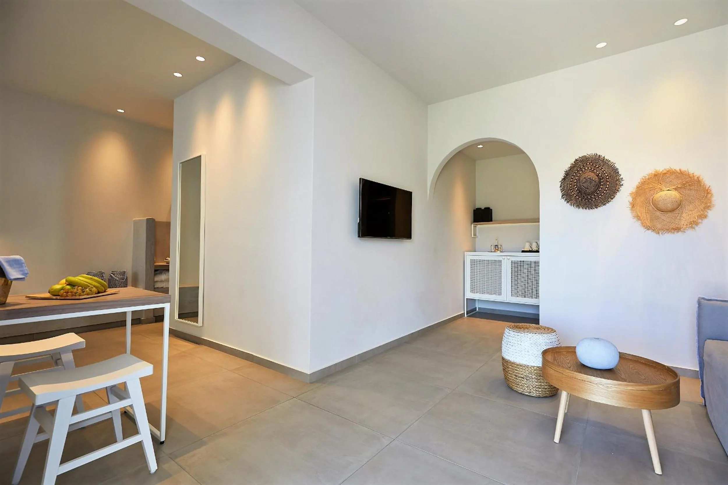 Living room in Vigla Hotel