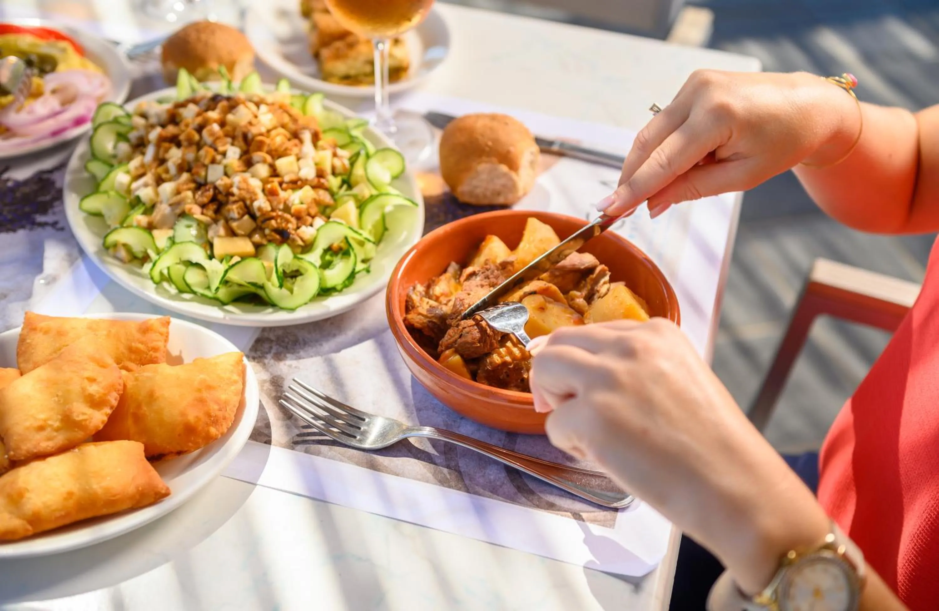 People in Vigla Hotel