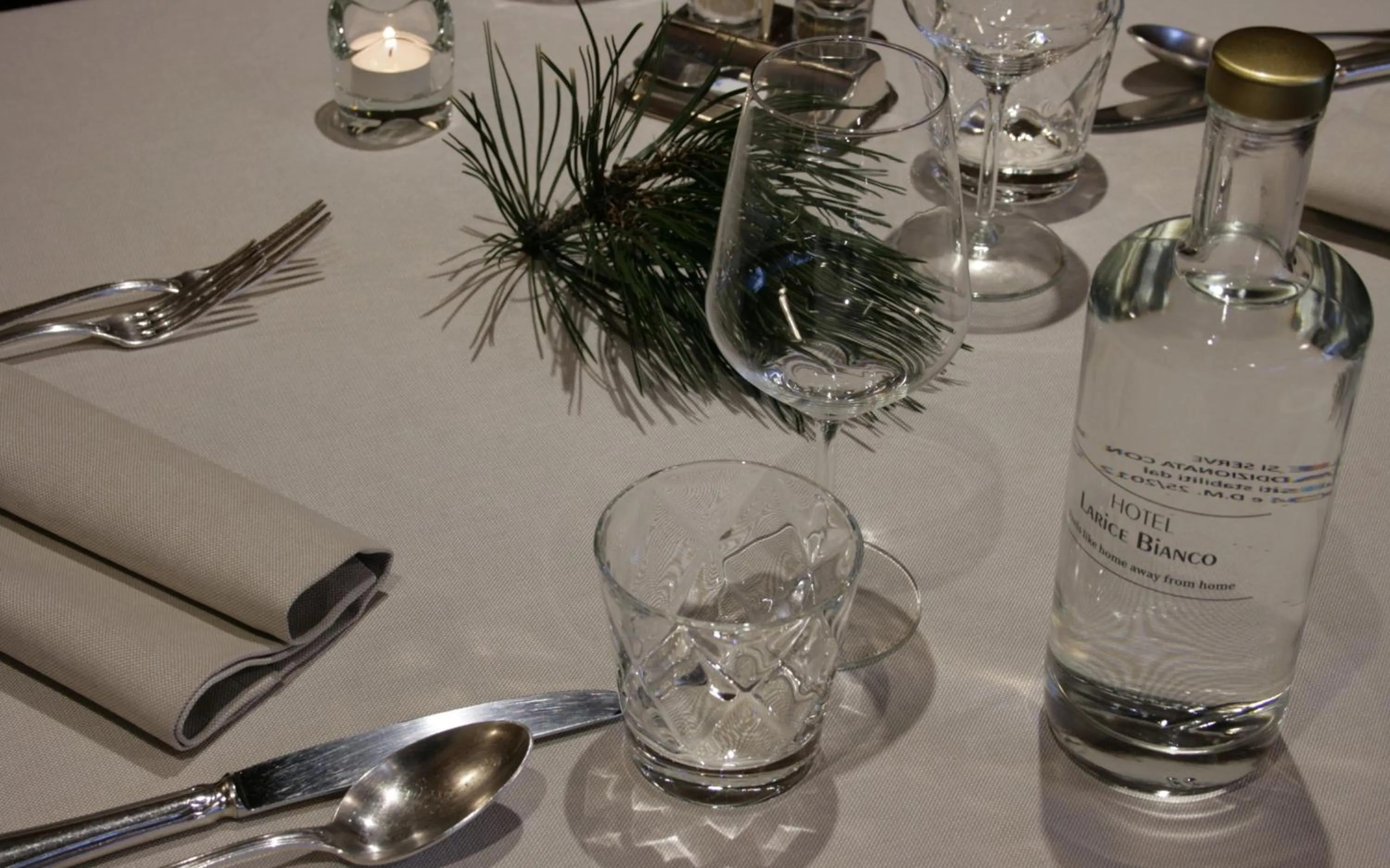 Restaurant/places to eat in Hotel Larice Bianco