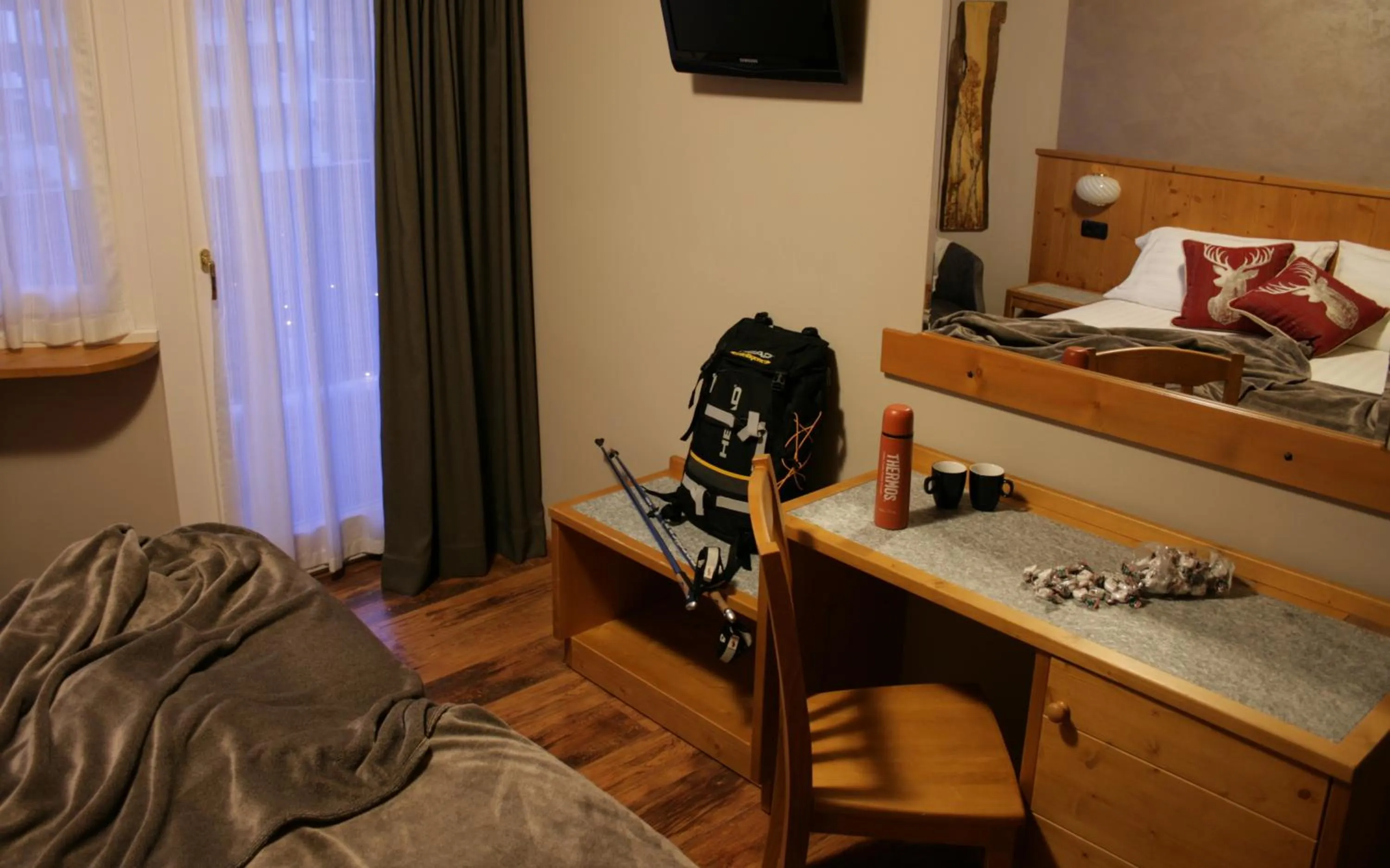 Bedroom, Bed in Hotel Larice Bianco