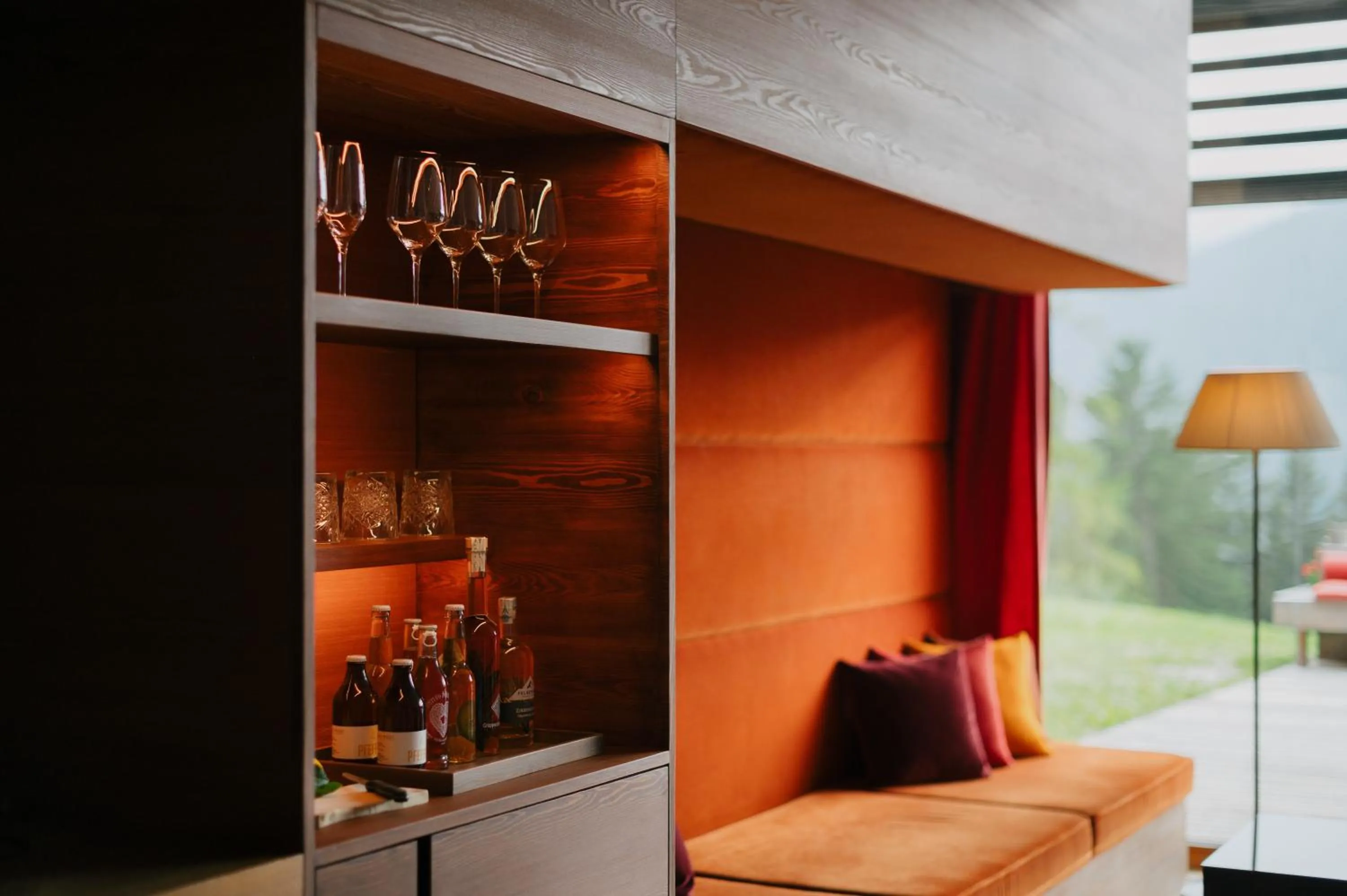 Seating area in Vigilius Mountain Resort