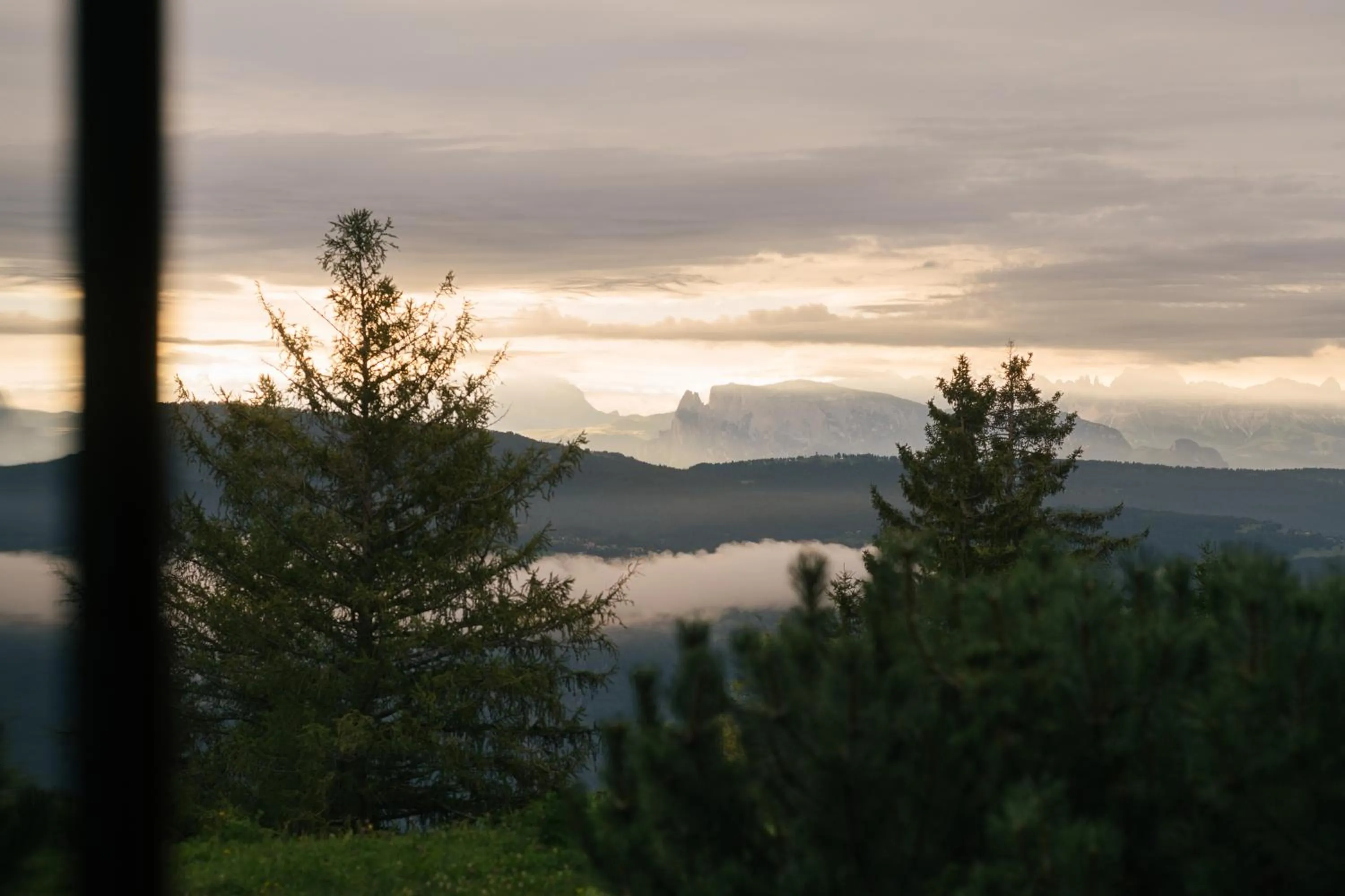 Bird's eye view in Vigilius Mountain Resort