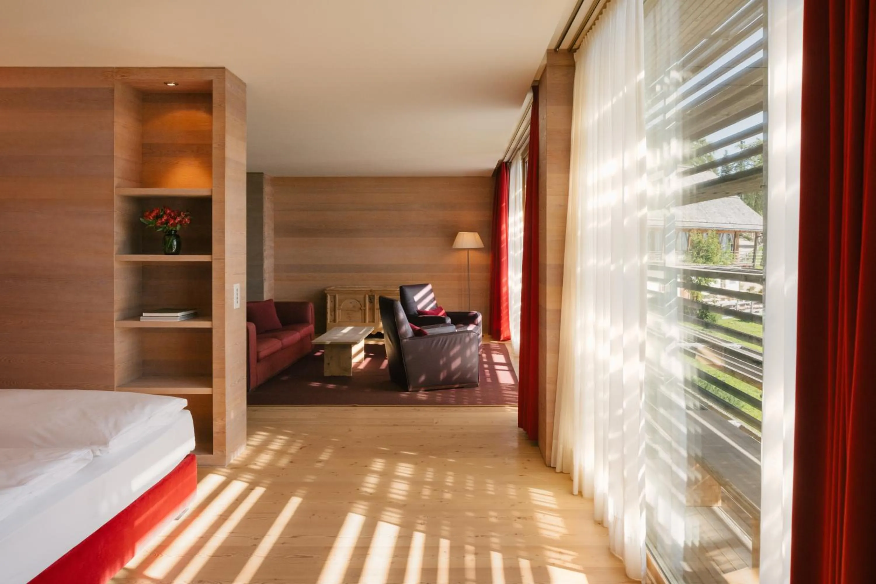 Bedroom, Bed in Vigilius Mountain Resort