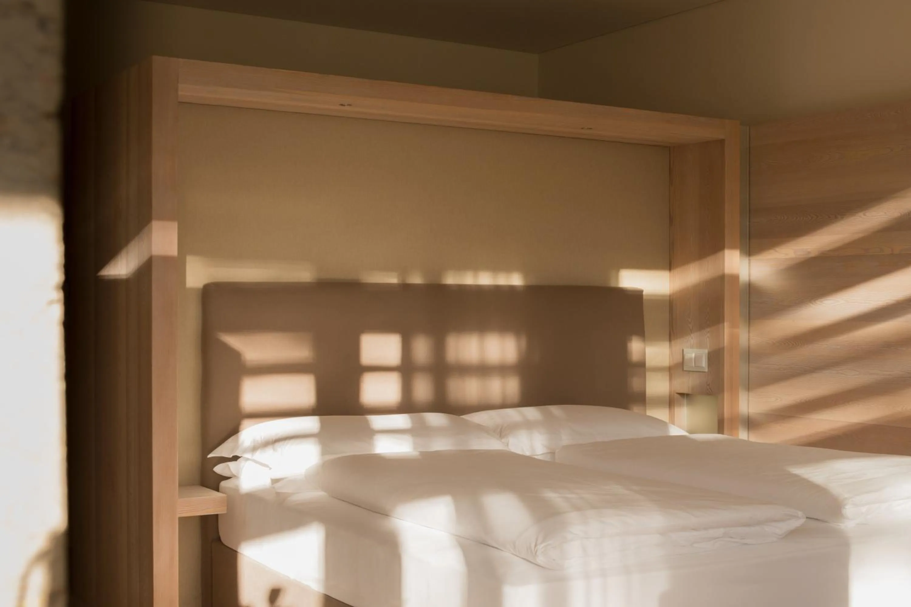 Bed in Vigilius Mountain Resort