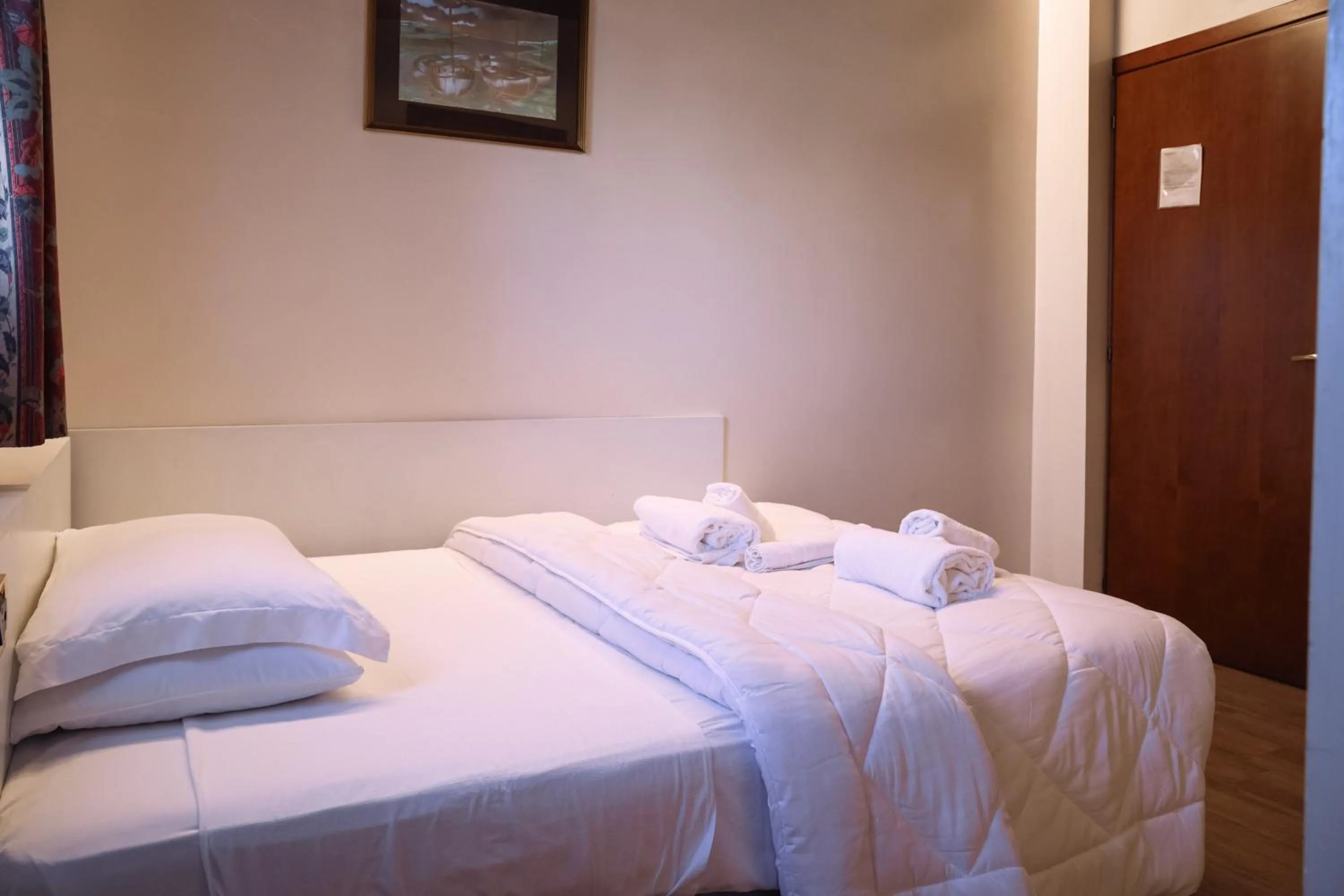 Bed in Hotel Villa Sara