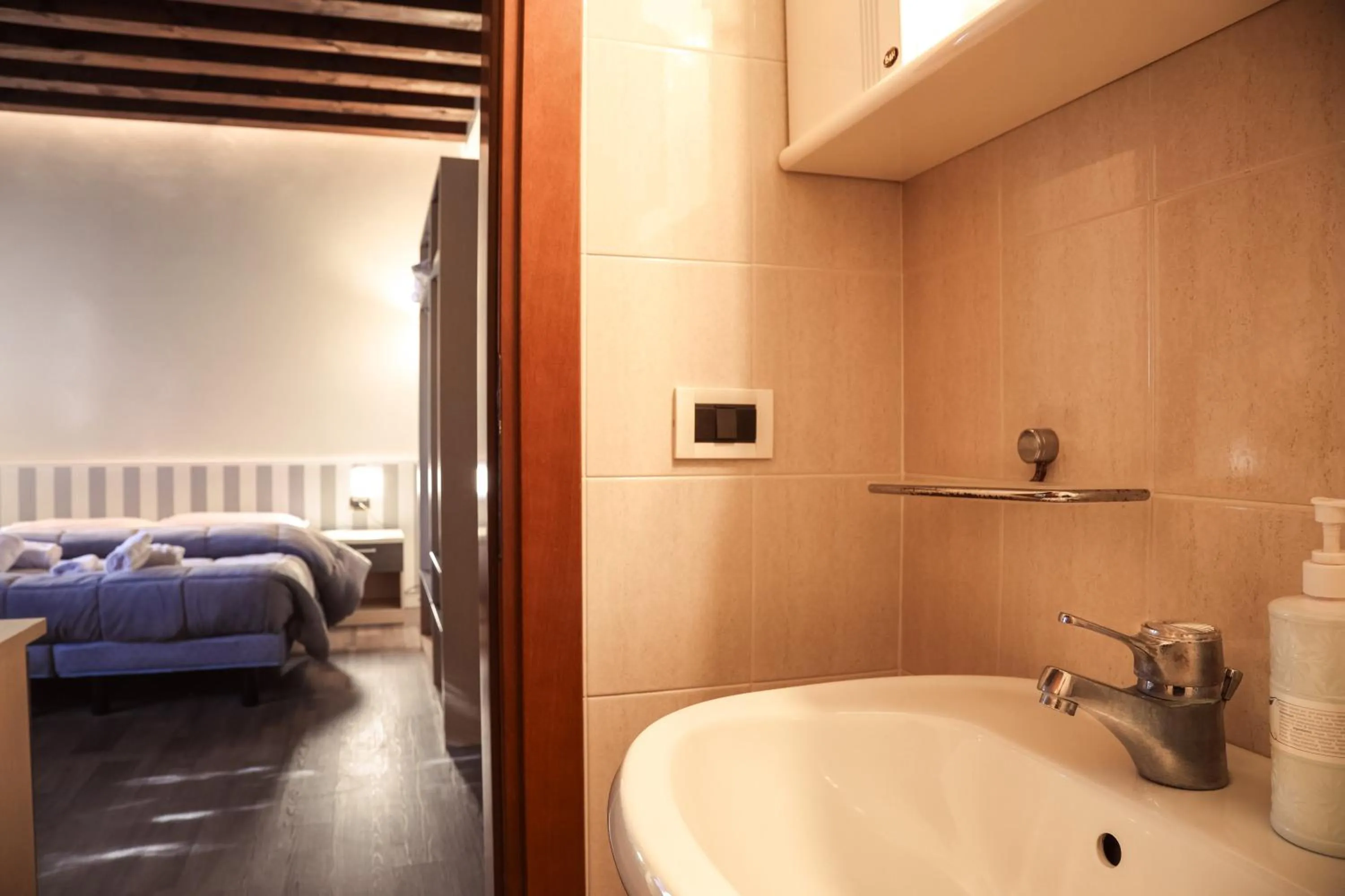 Bed in Hotel Villa Sara