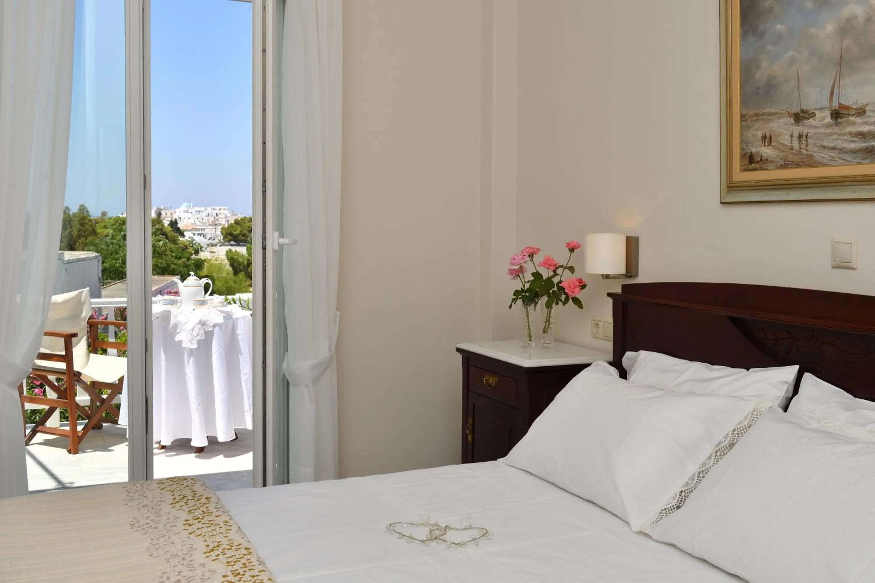 City view, Bed in Doukissa