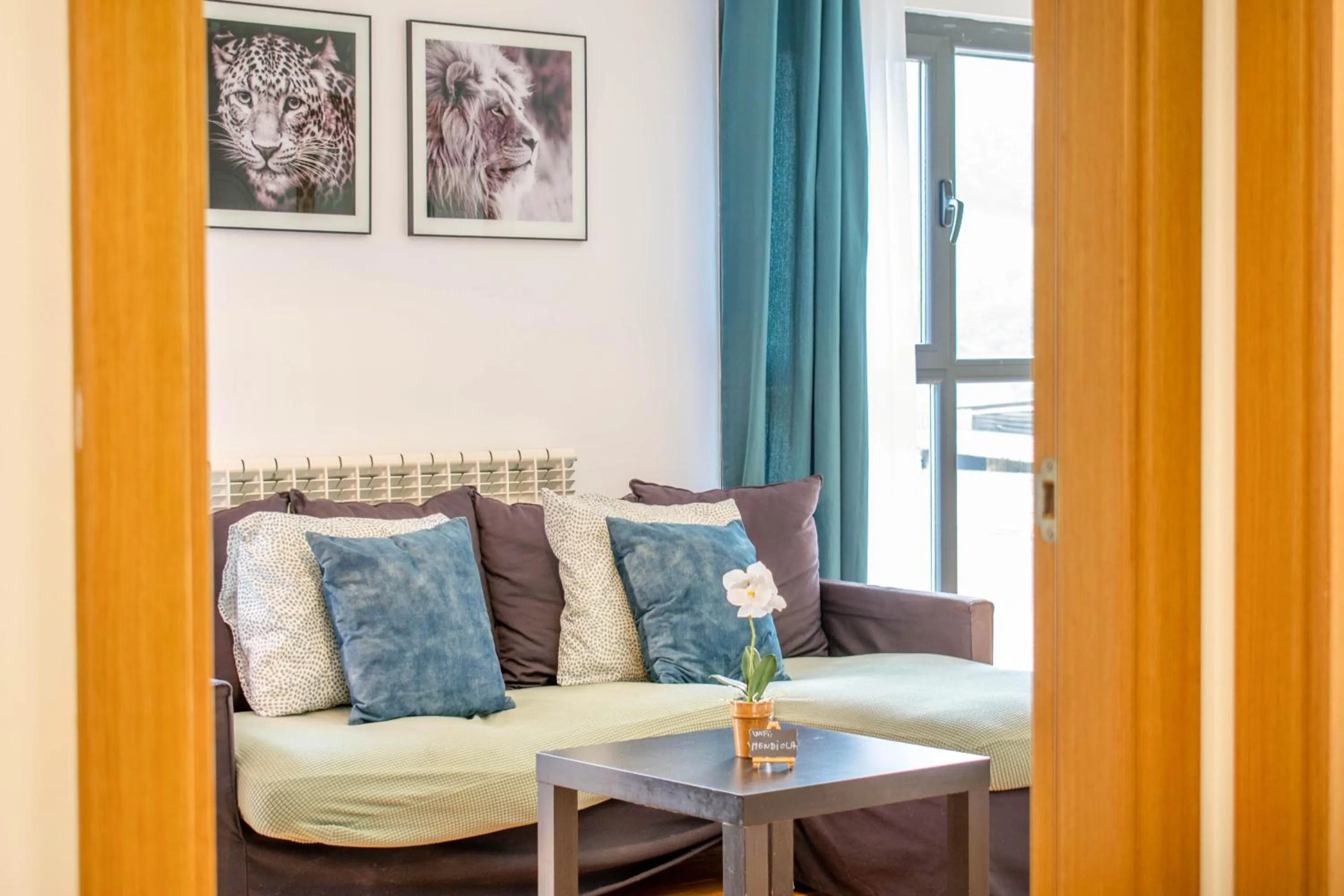 Living room in Casa Ferran, amplias habitaciones y apartamentos de montaña