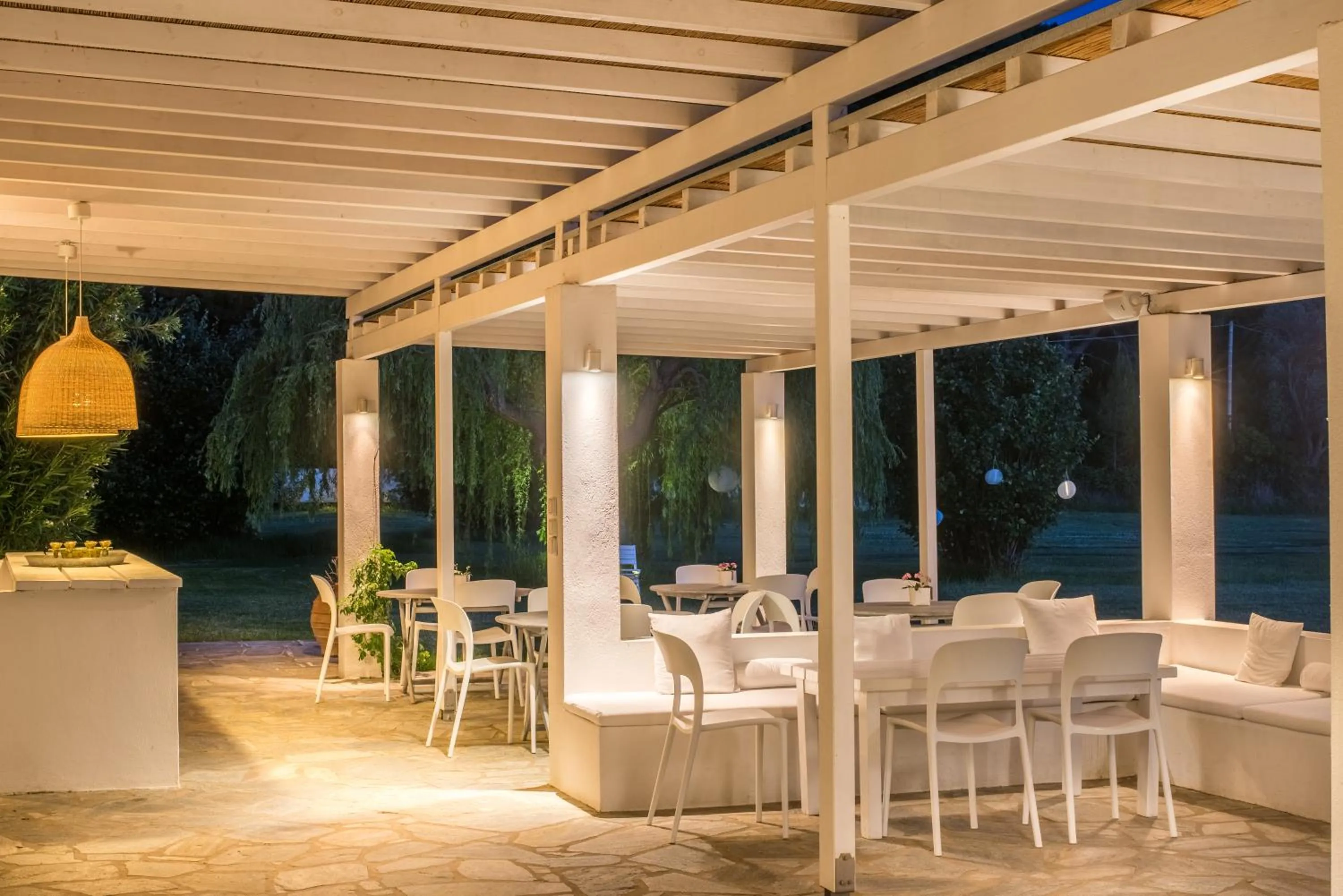 Patio in Skiathos Holidays Suites & Villas