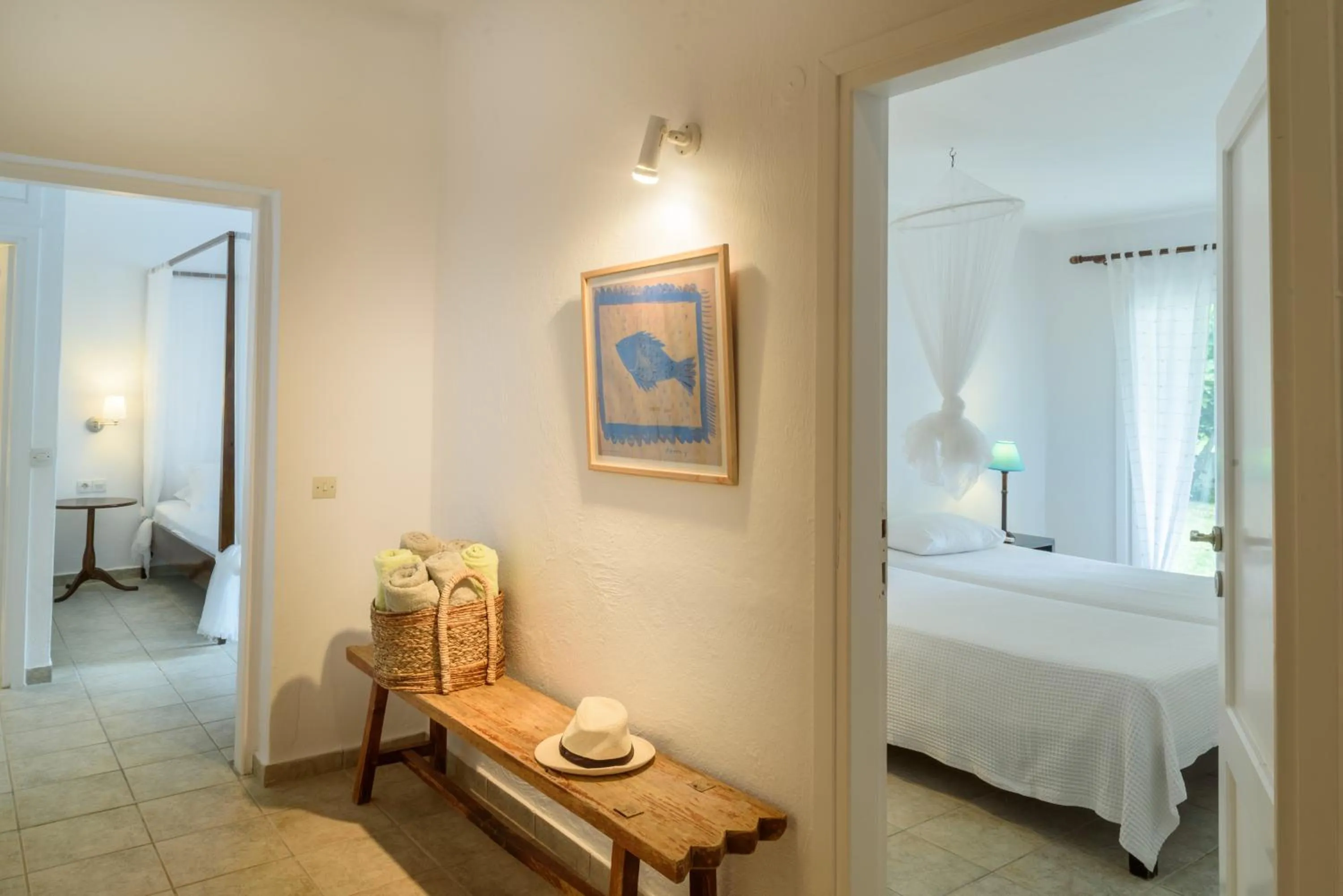 Bedroom, Bed in Skiathos Holidays Suites & Villas