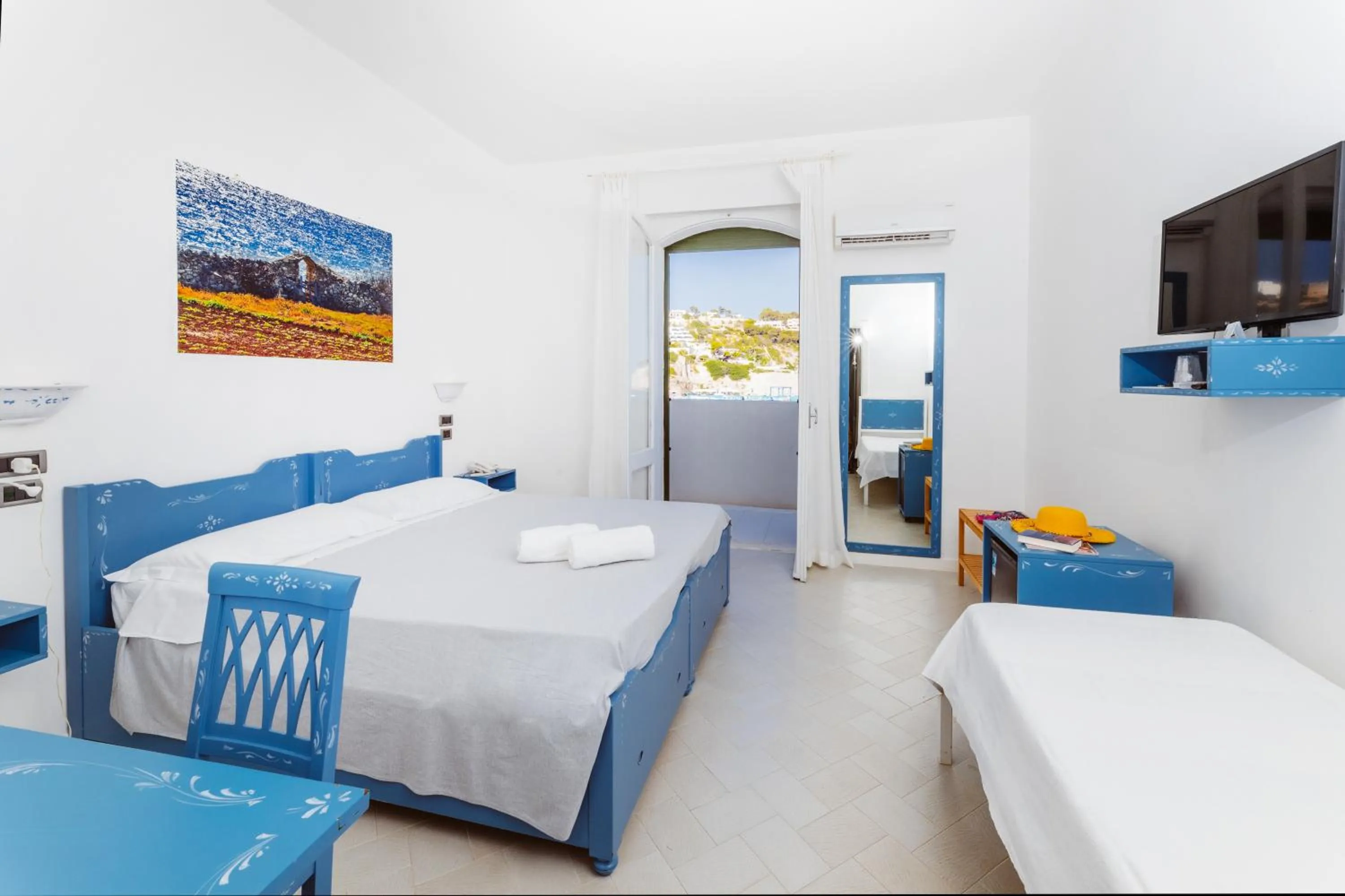 Bedroom, Bed in Hotel La Roccia