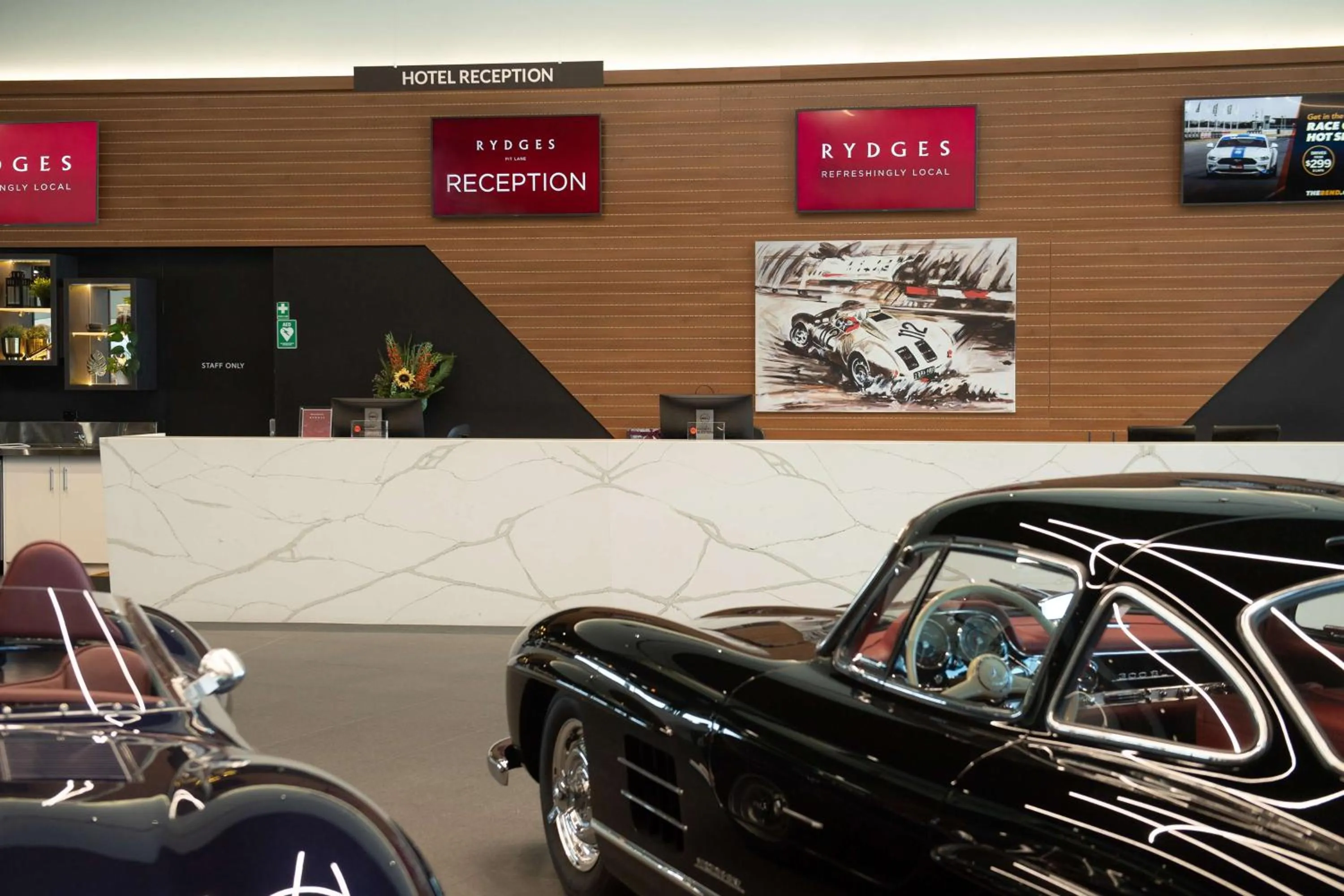 Lobby or reception in Rydges Pit Lane