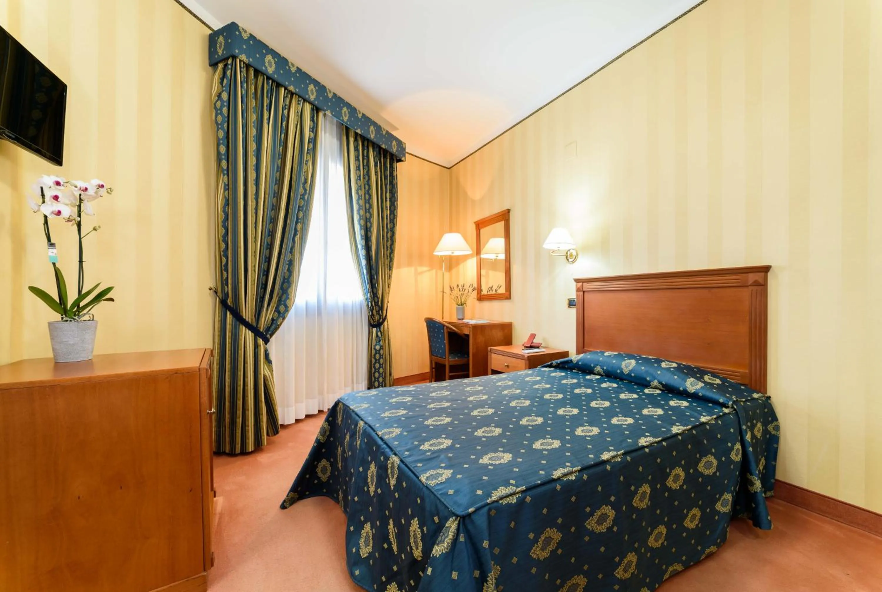 Bed in Hotel Hermitage