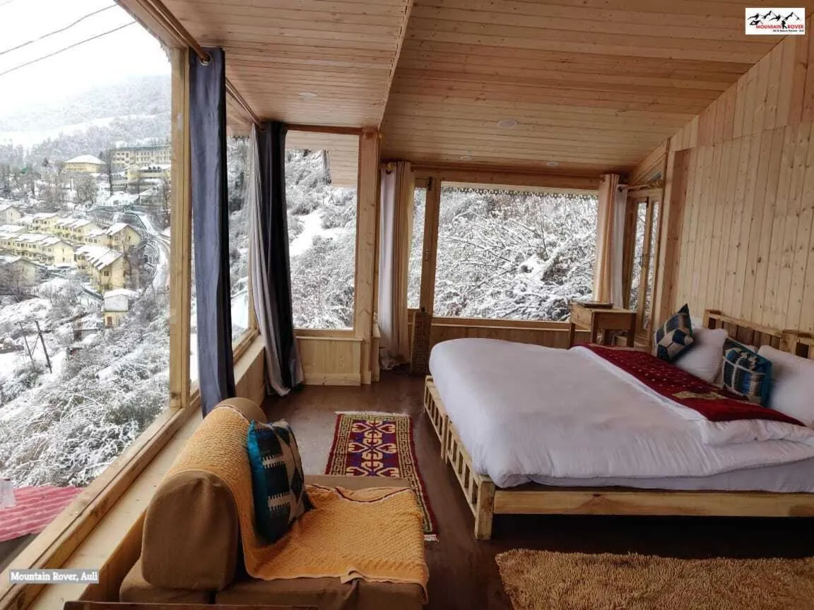Natural landscape, Bed in Mountain Rover Auli Resort